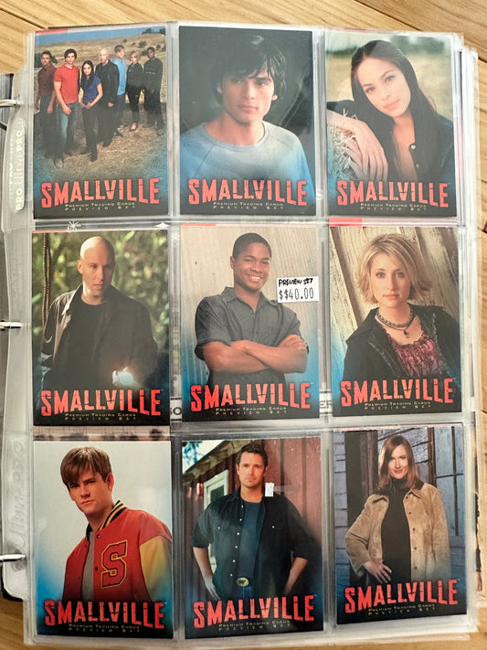 Smallville TV show preview pack factory sealed cards set 39.95