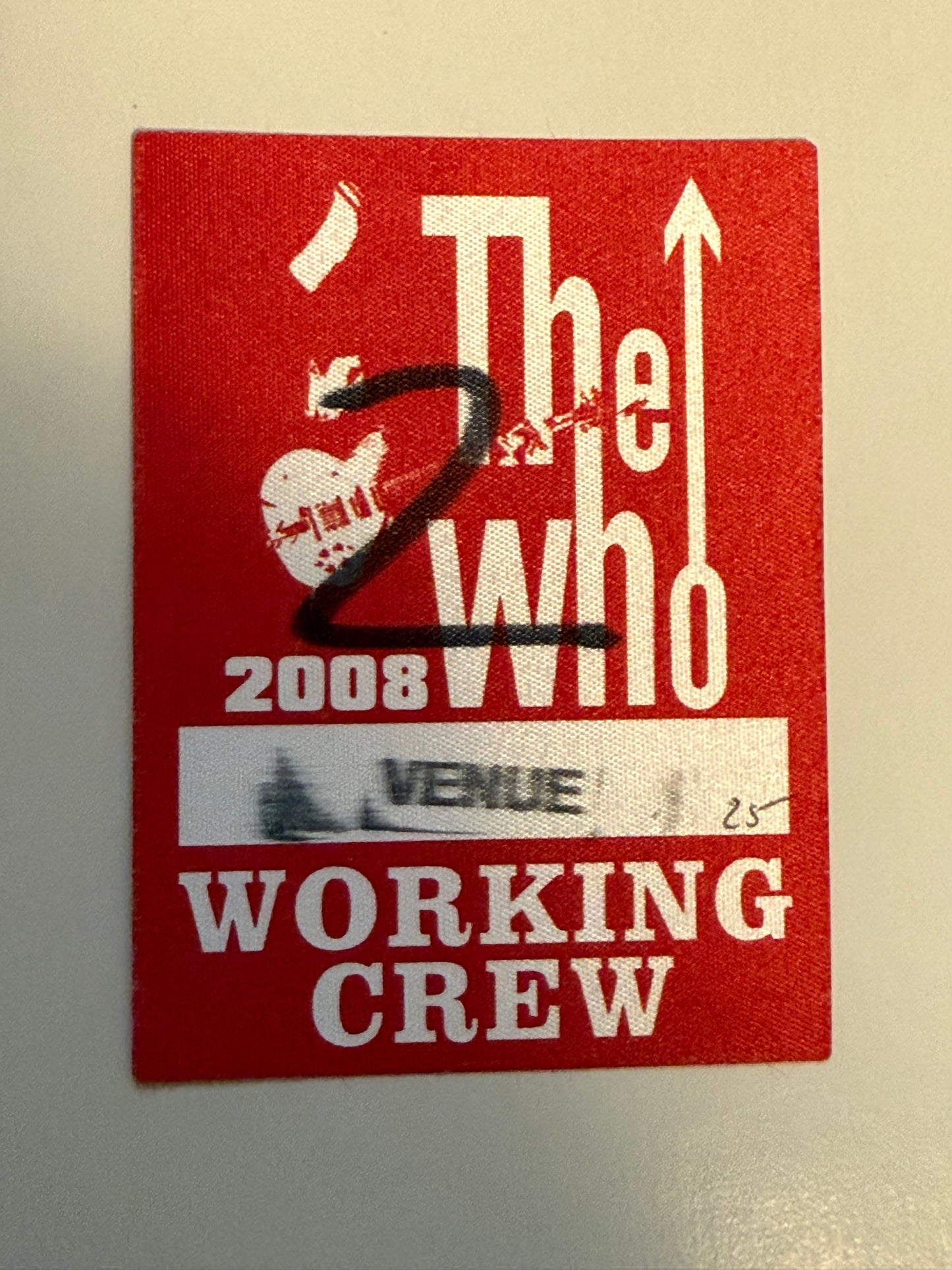 The WHO rare working crew pass 2008