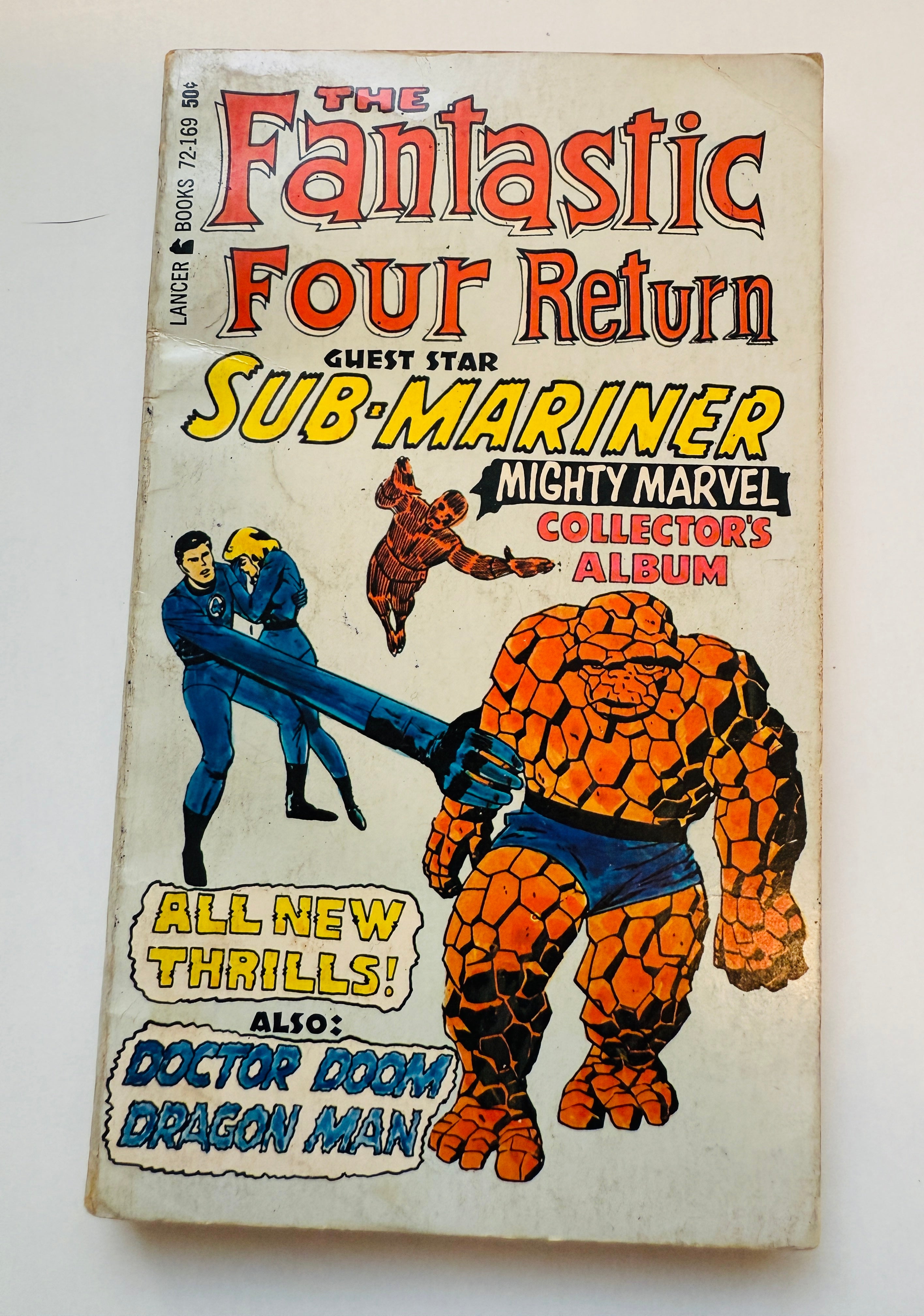 Fantastic Four vintage comic pocketbook 1967.