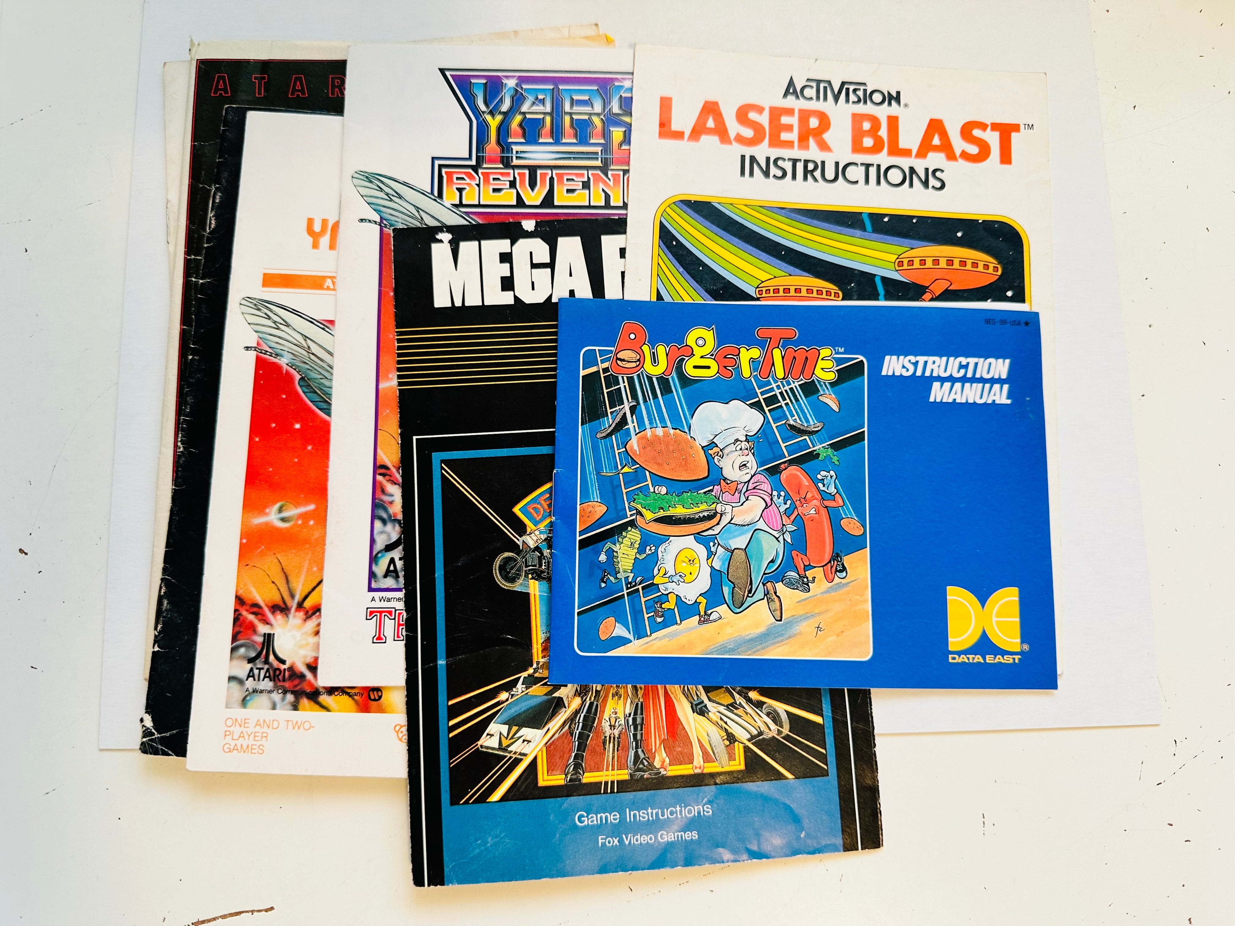 Video Games instruction booklets 1980s-1990s lot deal