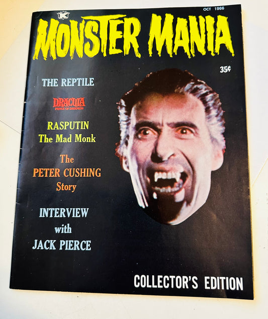 Monster Mania #1 rare high grade condition first issue horror movie magazine 1966