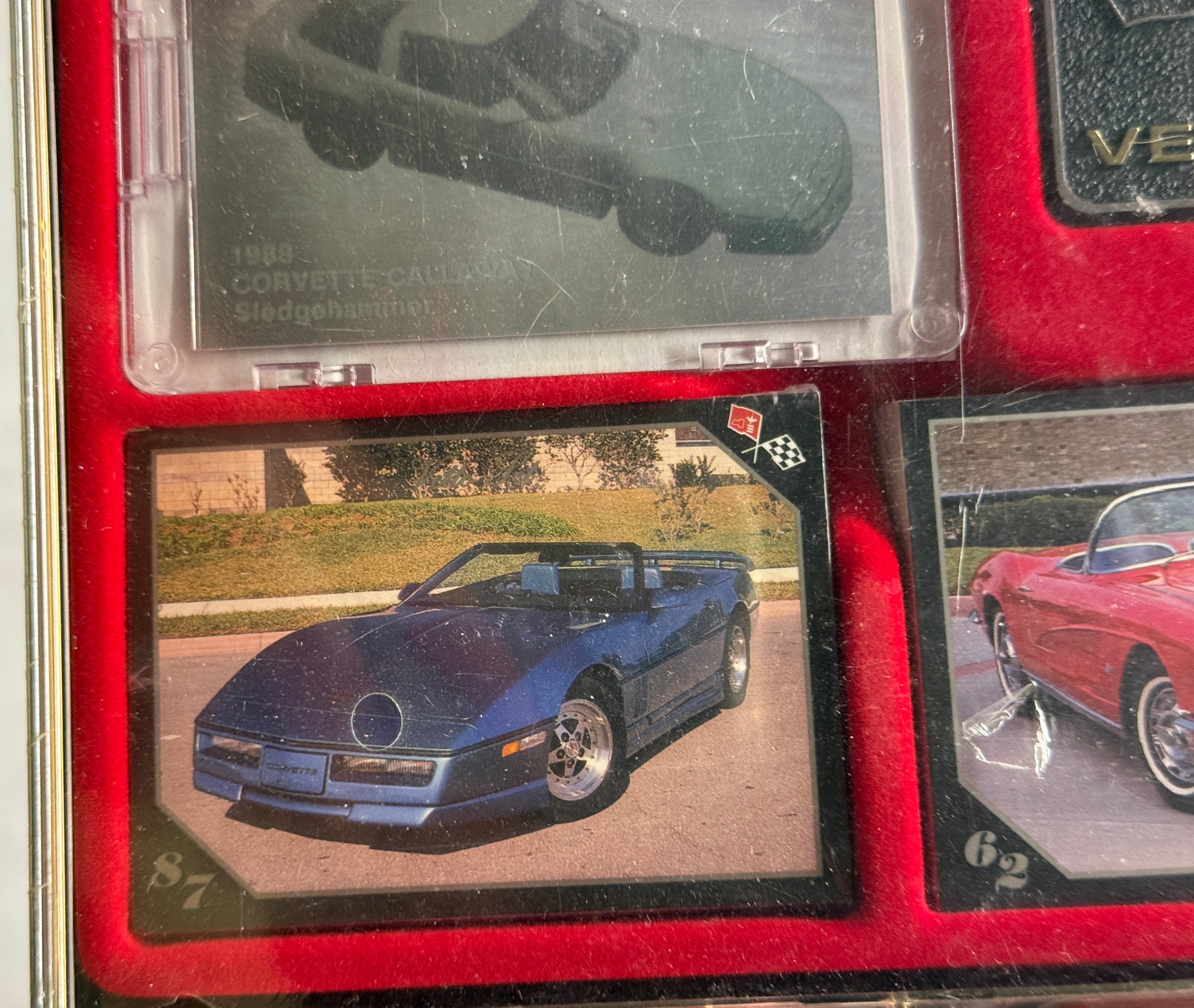Corvette set factory, sealed cards with hologram and plate deal 1991