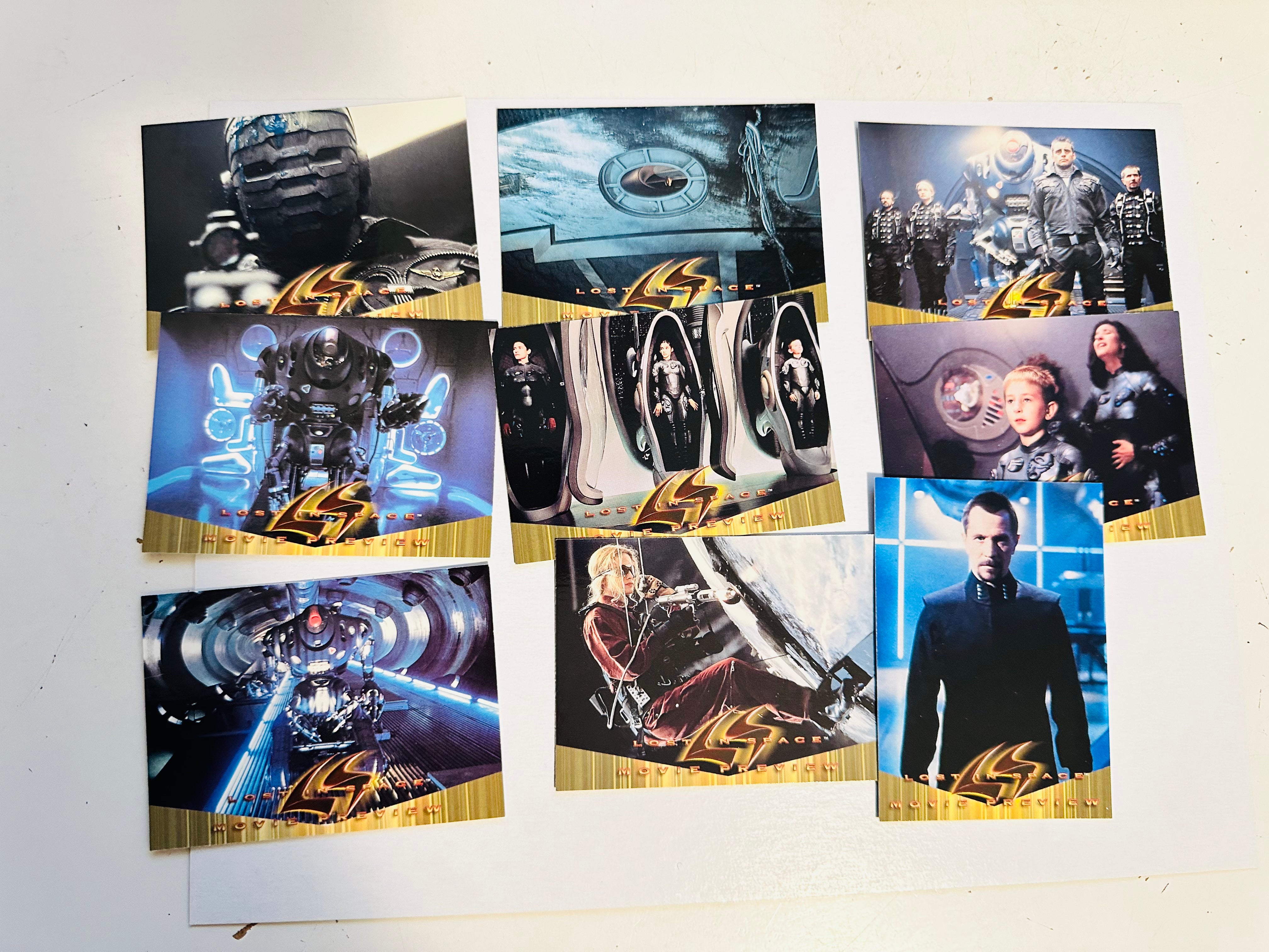 Lost in Space movie 9 cards insert set