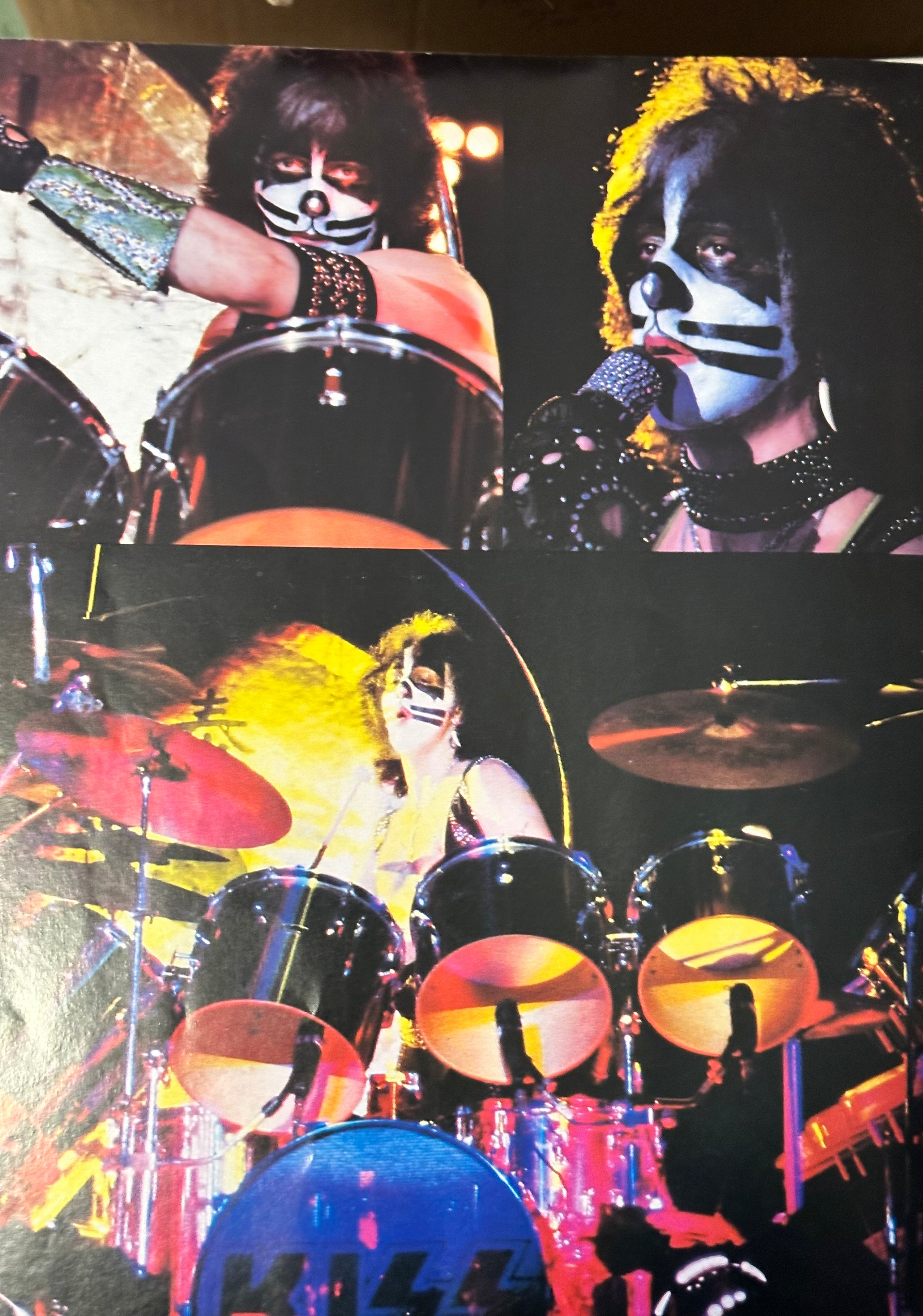 Kiss, rare original concert program with original ticket from 1979