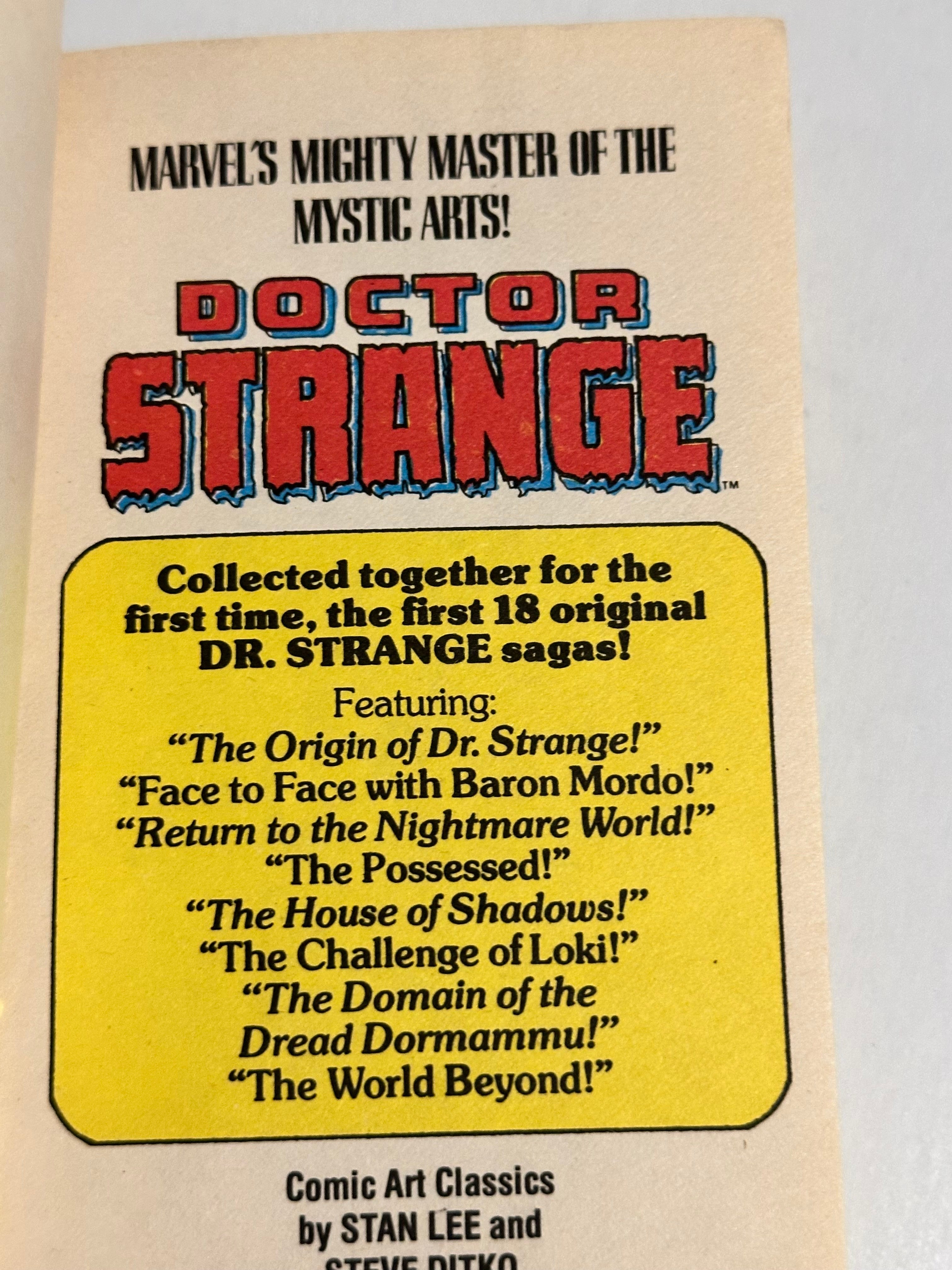 1978 Marvel comics Doctor Strange colour comic pocket book