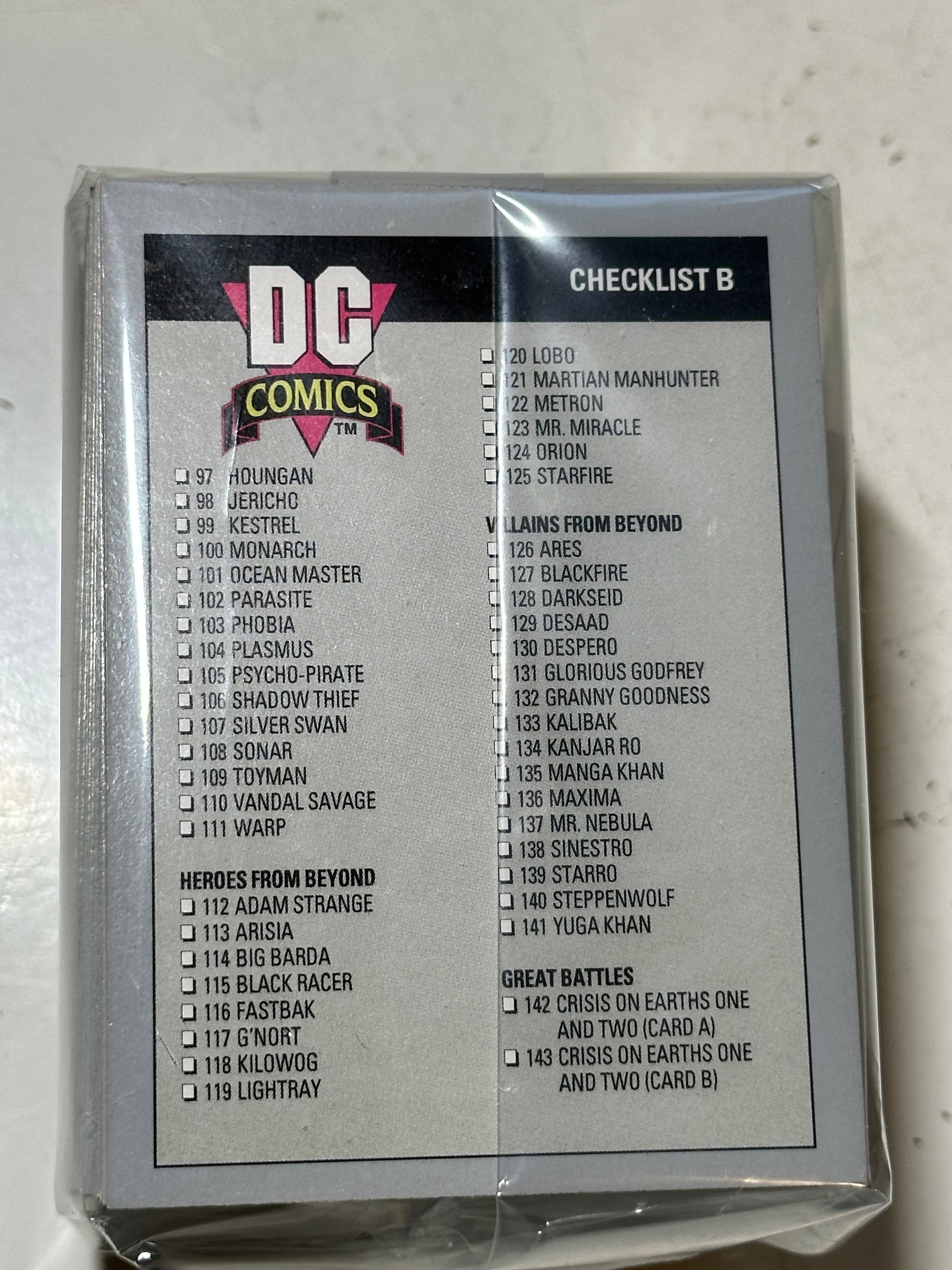 1991/1992 TC Comics cards set