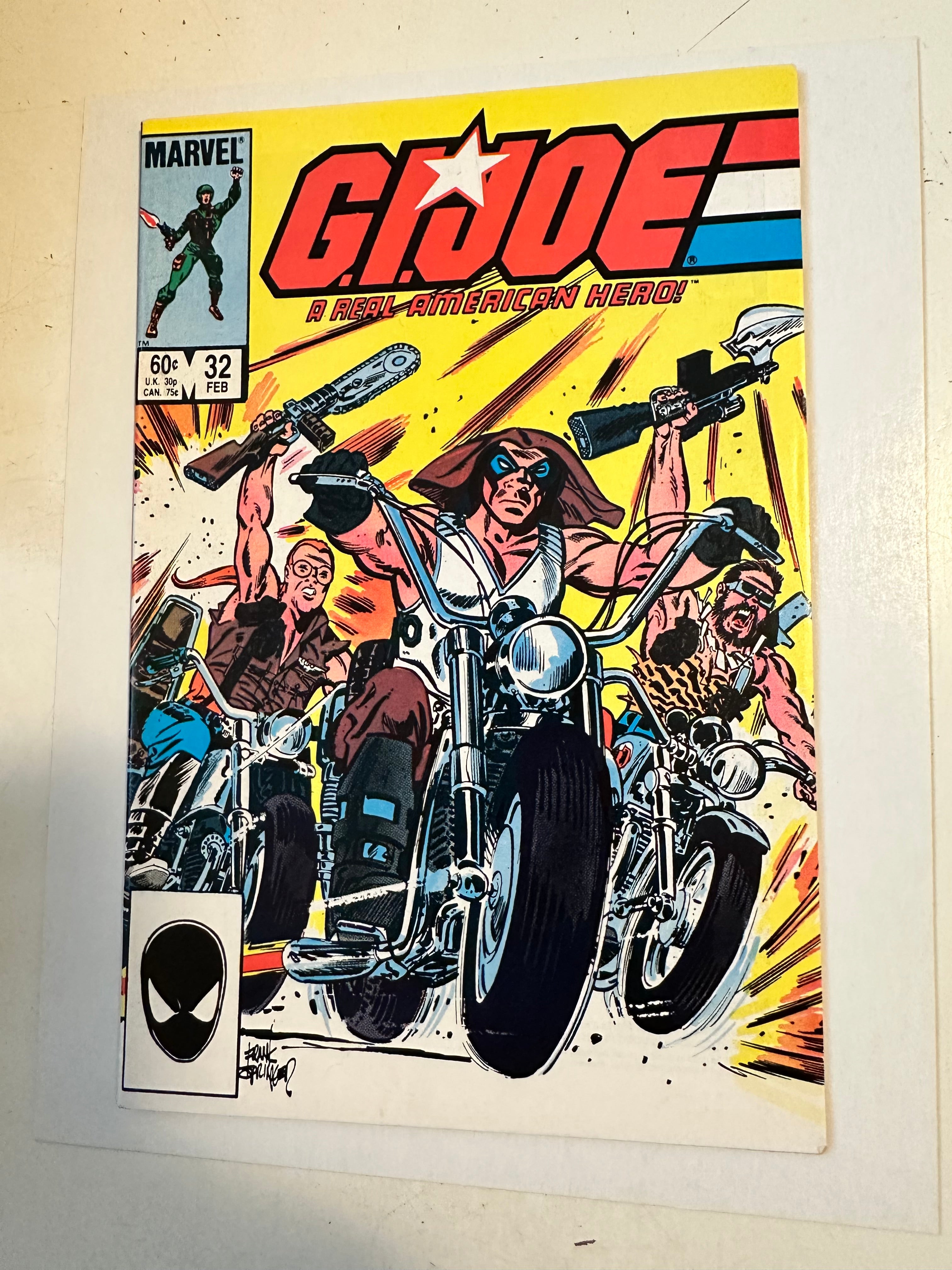 G.I. Joe number 32  nice condition comic book