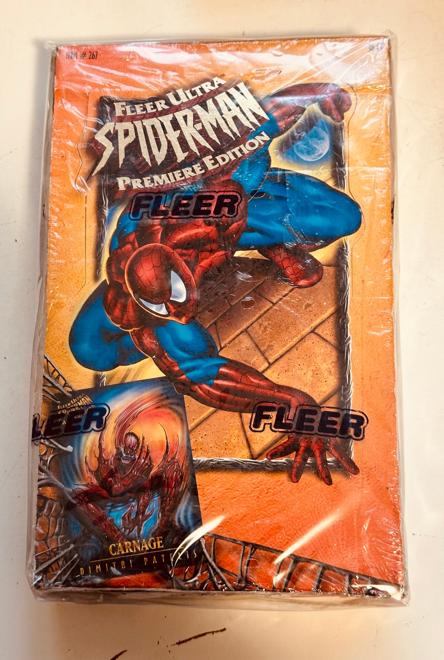 Fleer Ultra Spider-man cards rare 36 sealed packs box 1995