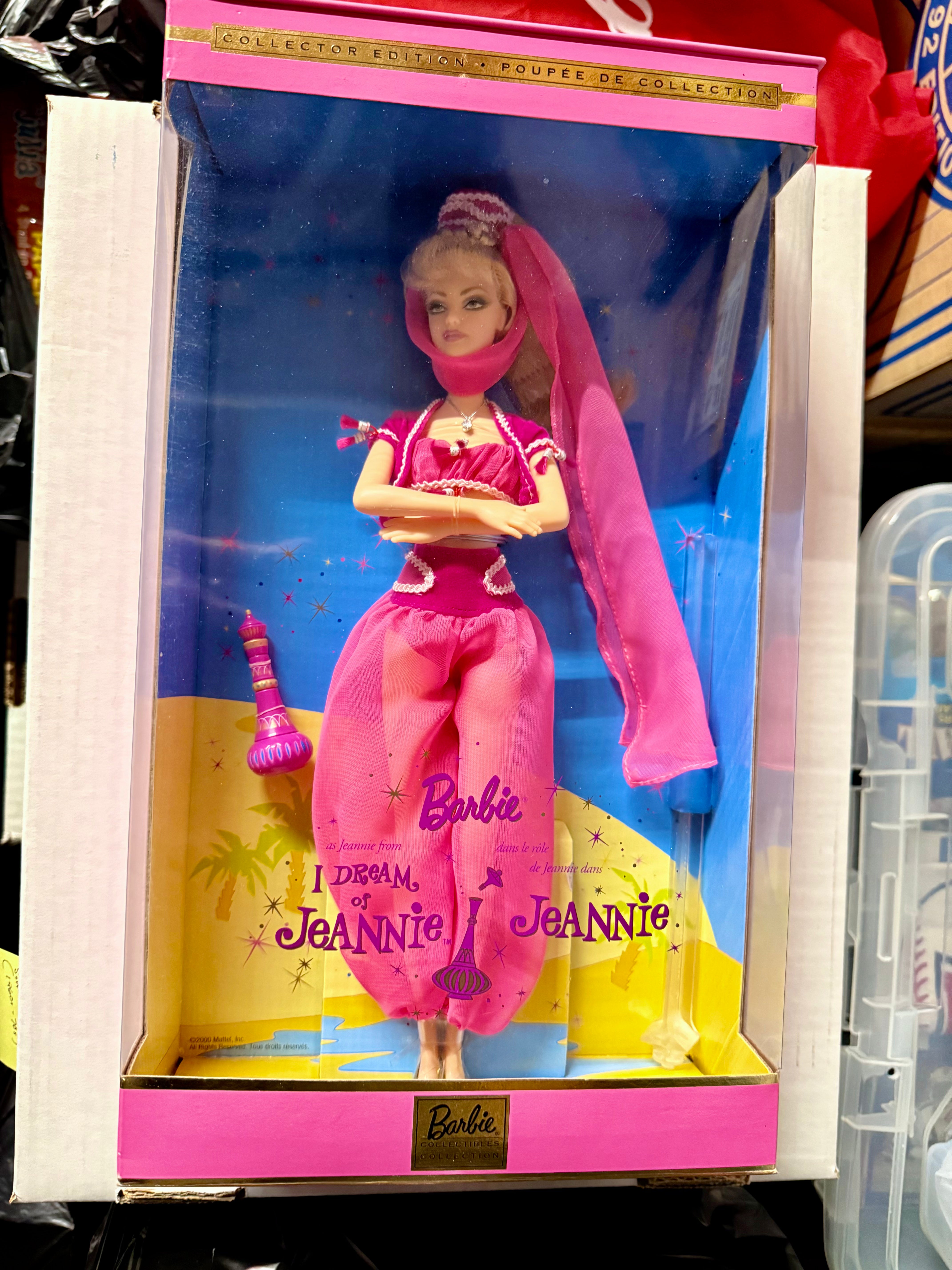 I dream of Jeannie TV show limited issue, Barbie doll in package 2000