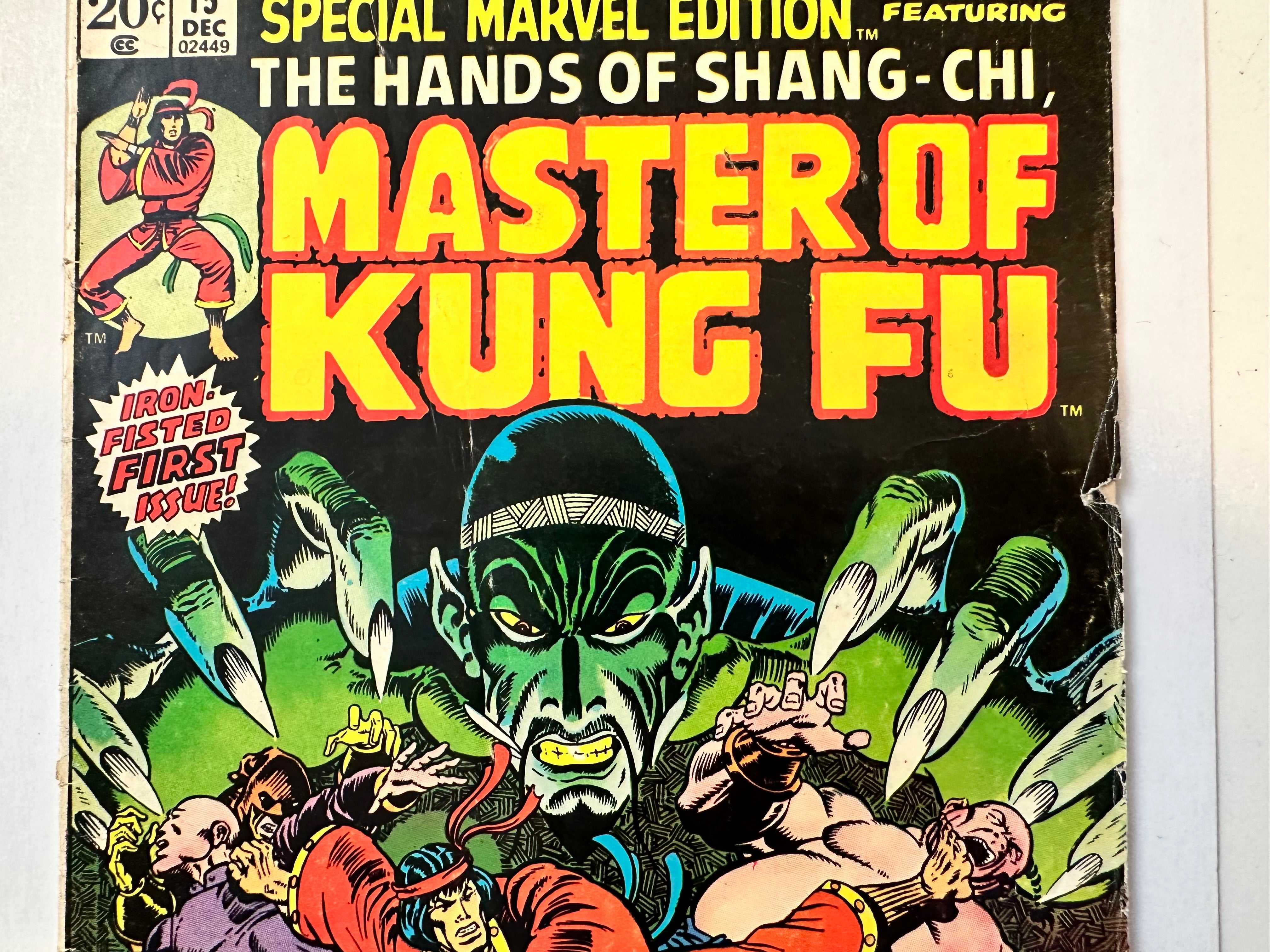 Marvel, special edition #15 Master of kung fu, first appearance of Shang Chi!