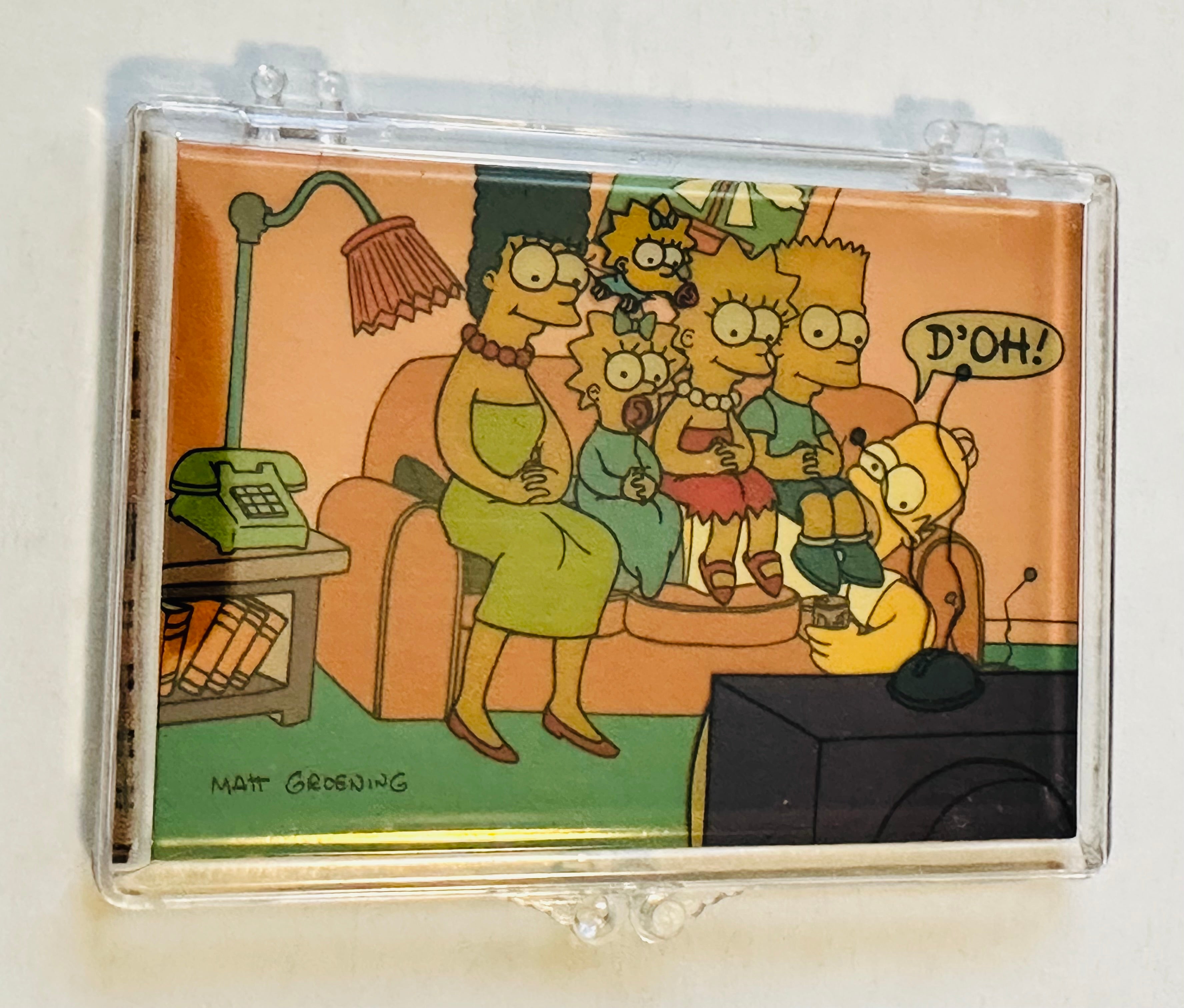 The Simpsons rare 3 insert film cards set 1993