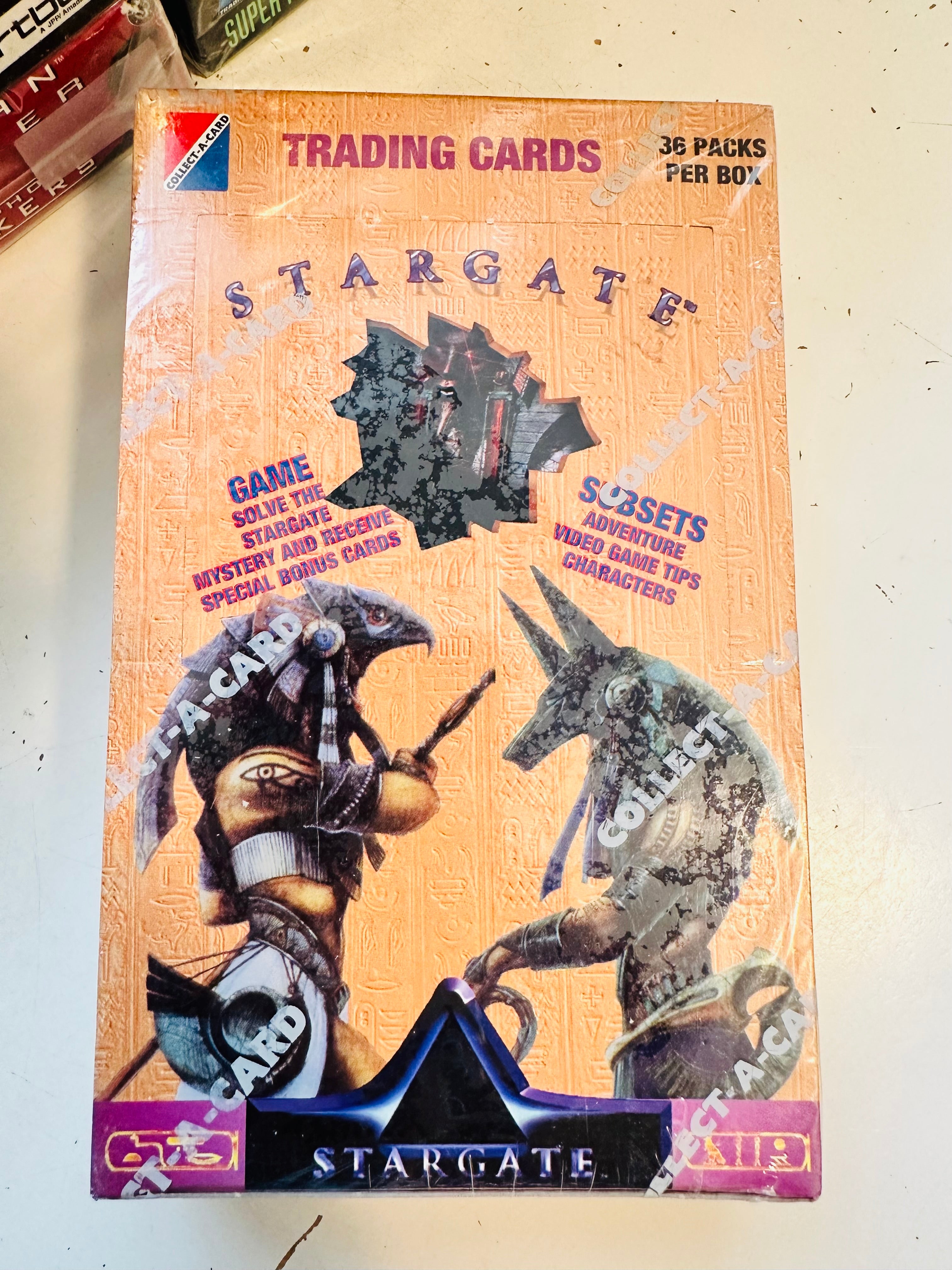 Stargate rare original movie cards factory seal box