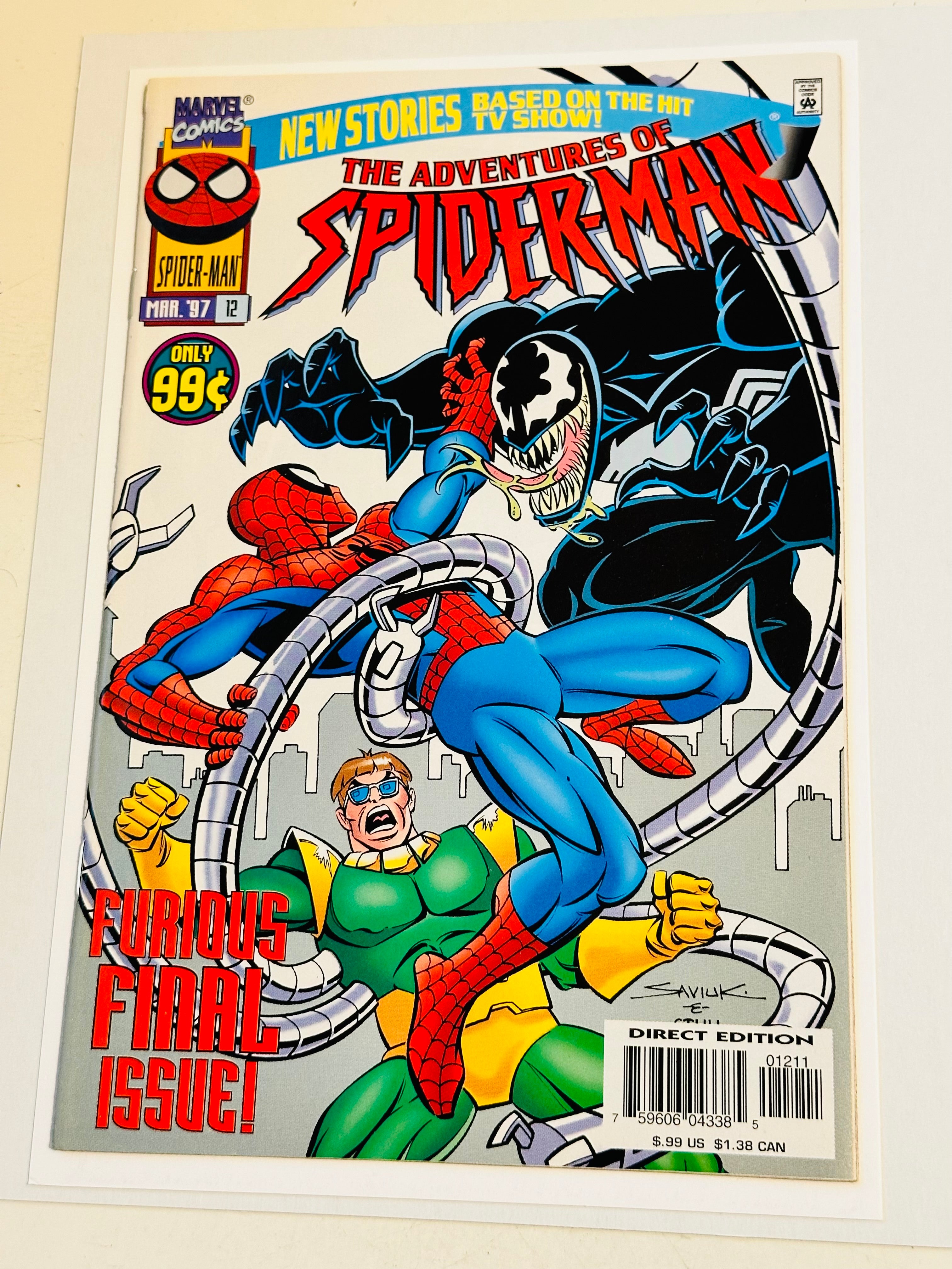 The adventures of Spider-man #12 Venom app. 1997