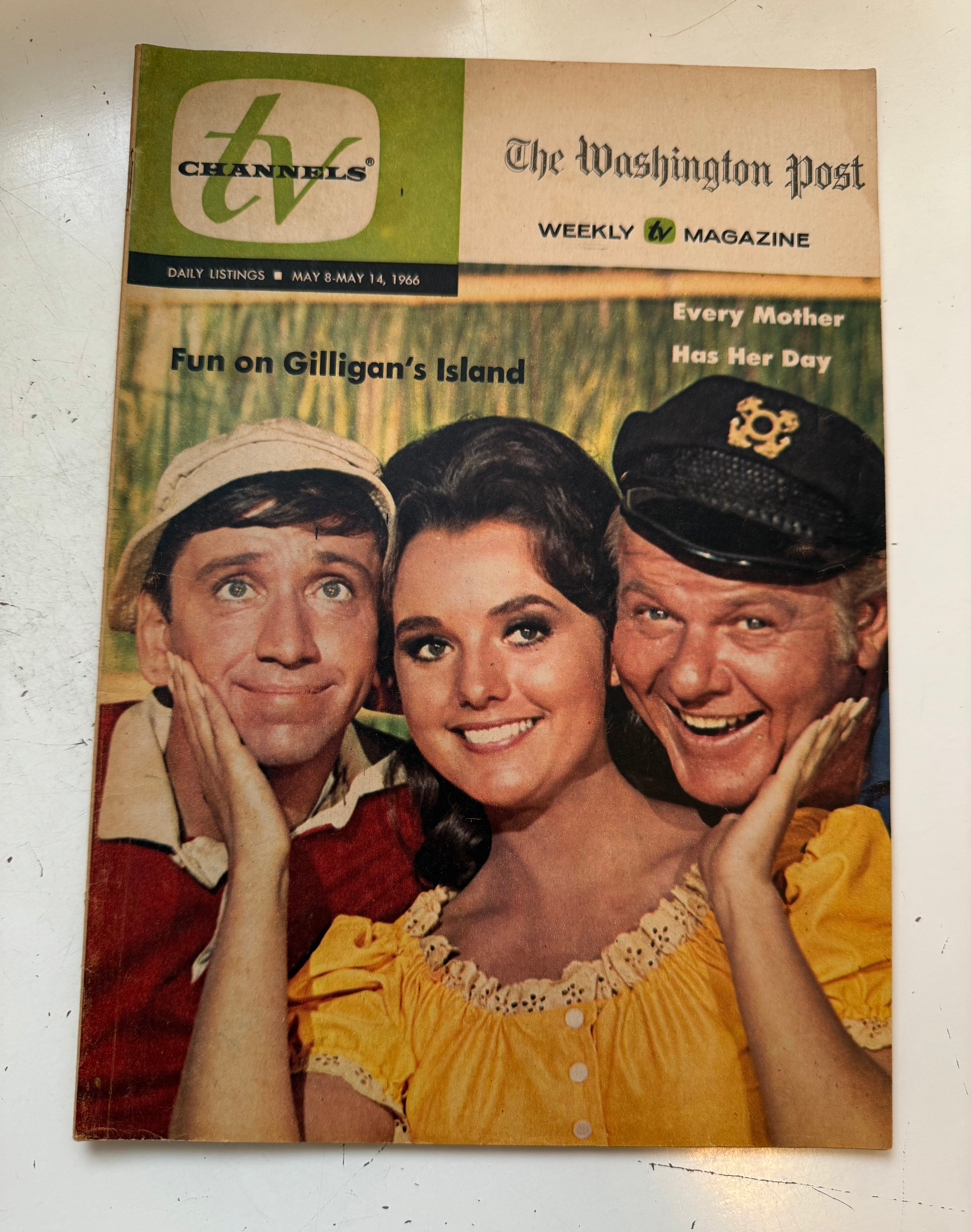 Gilligans Island rare TV Guide insert 1966