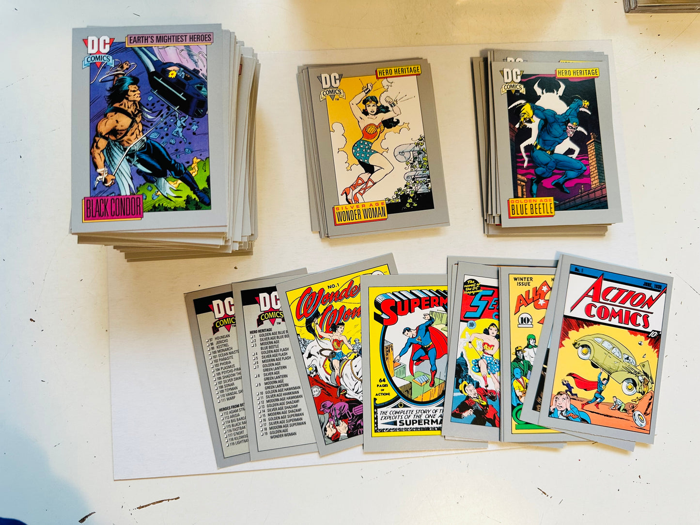 1991/1992 TC Comics cards set