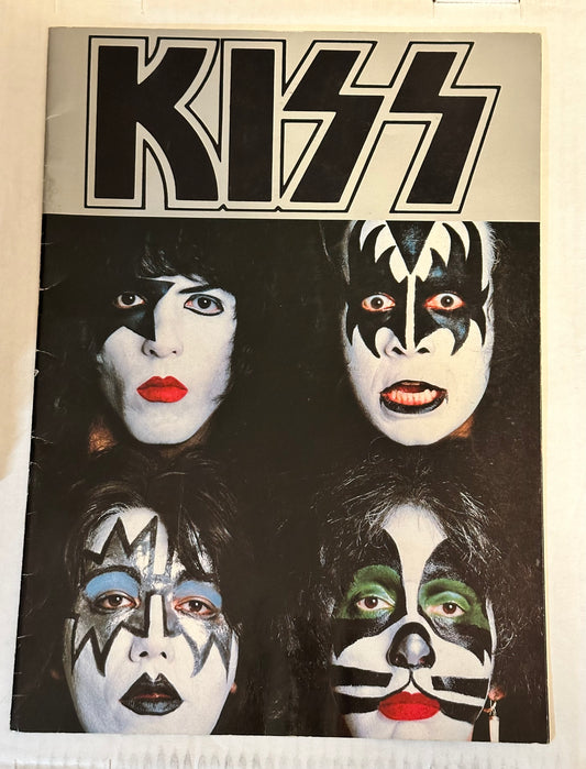 Kiss, rare original concert program with original ticket from 1979