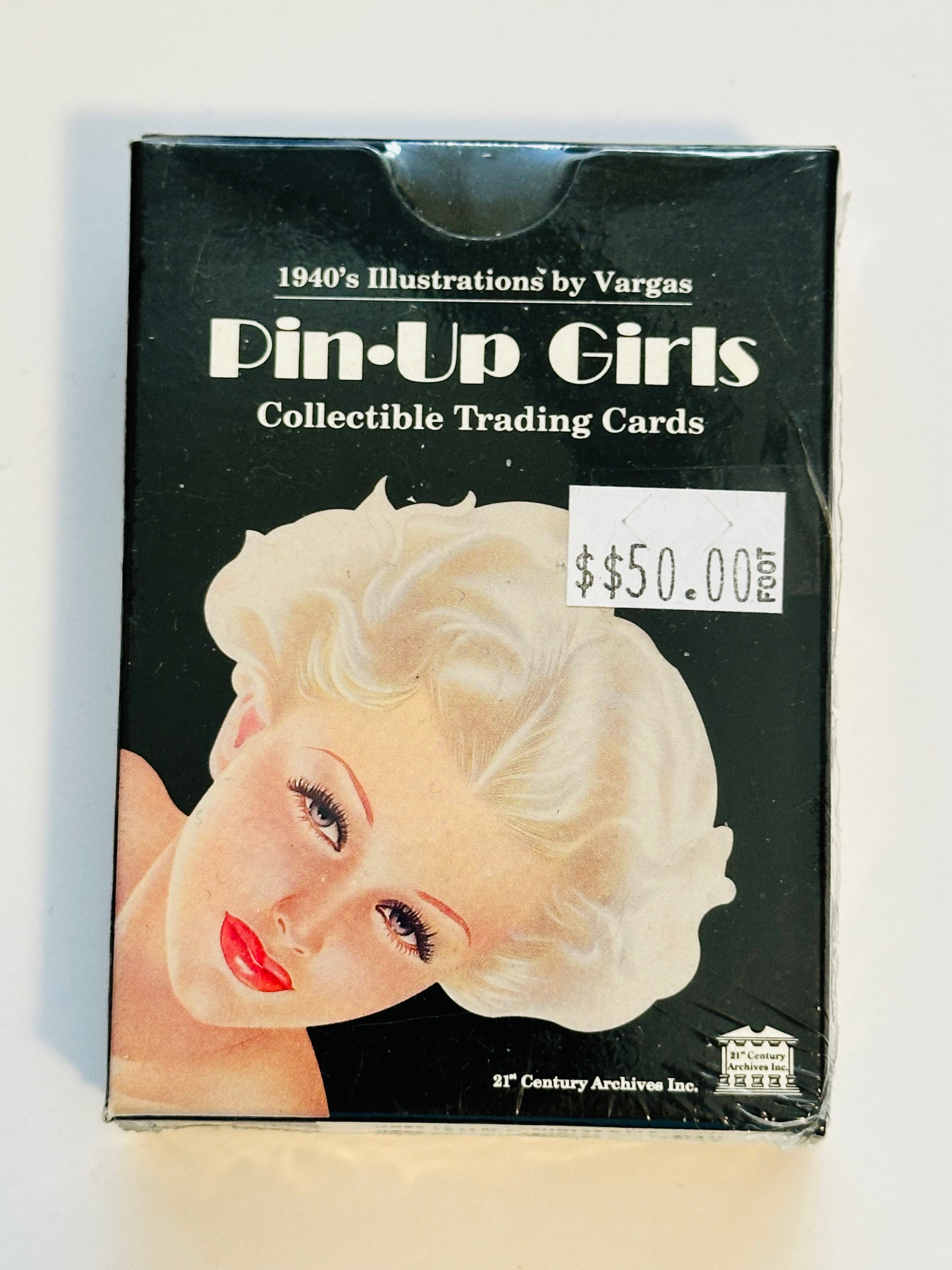 Vargas pinup girls, factory sealed cards set 1990