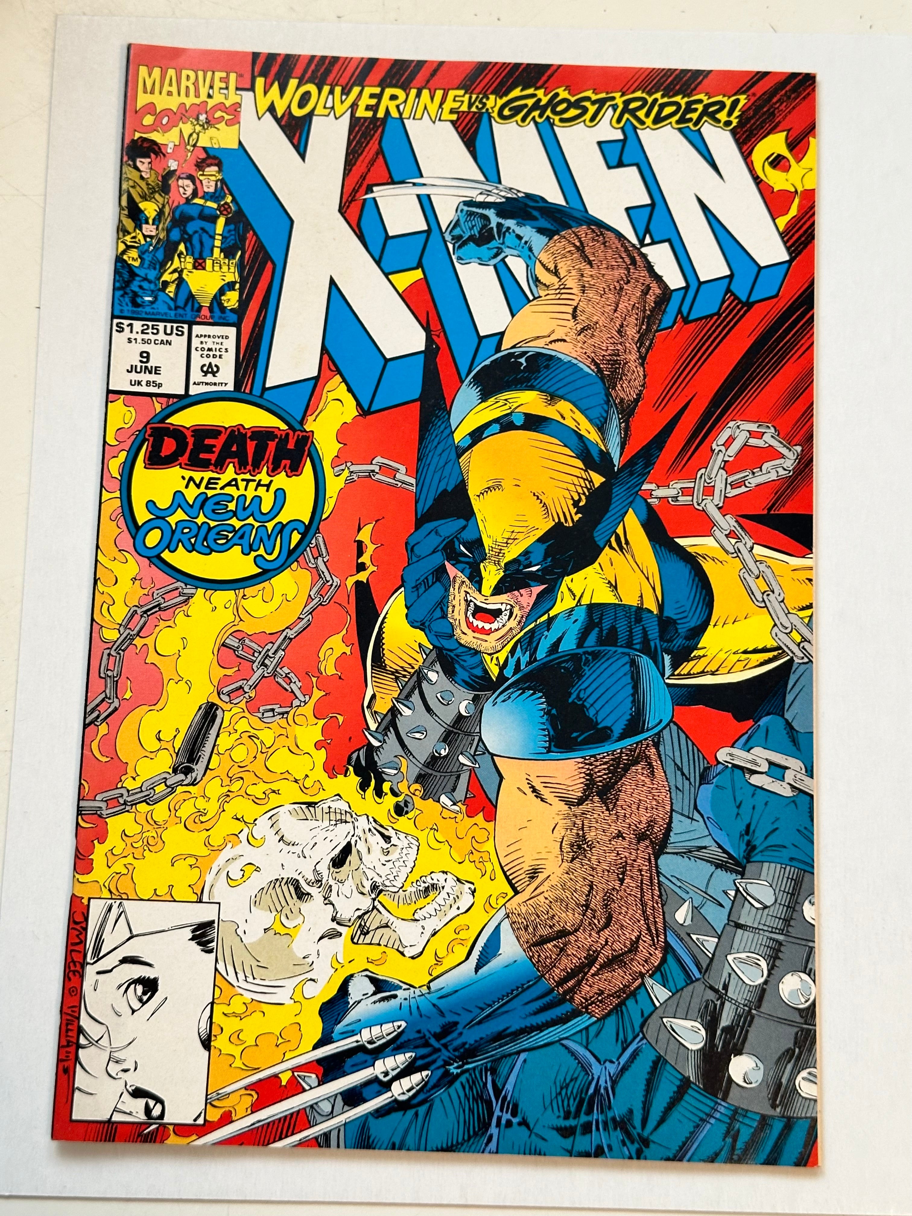 X-Men number nine high-grade condition comic book 1992