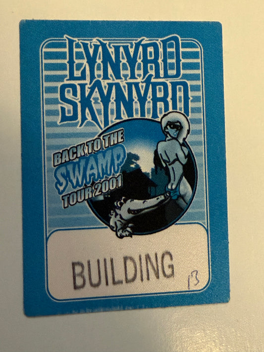 Lynyrd Skynyrd back to the swamp to her backstage pass 2001