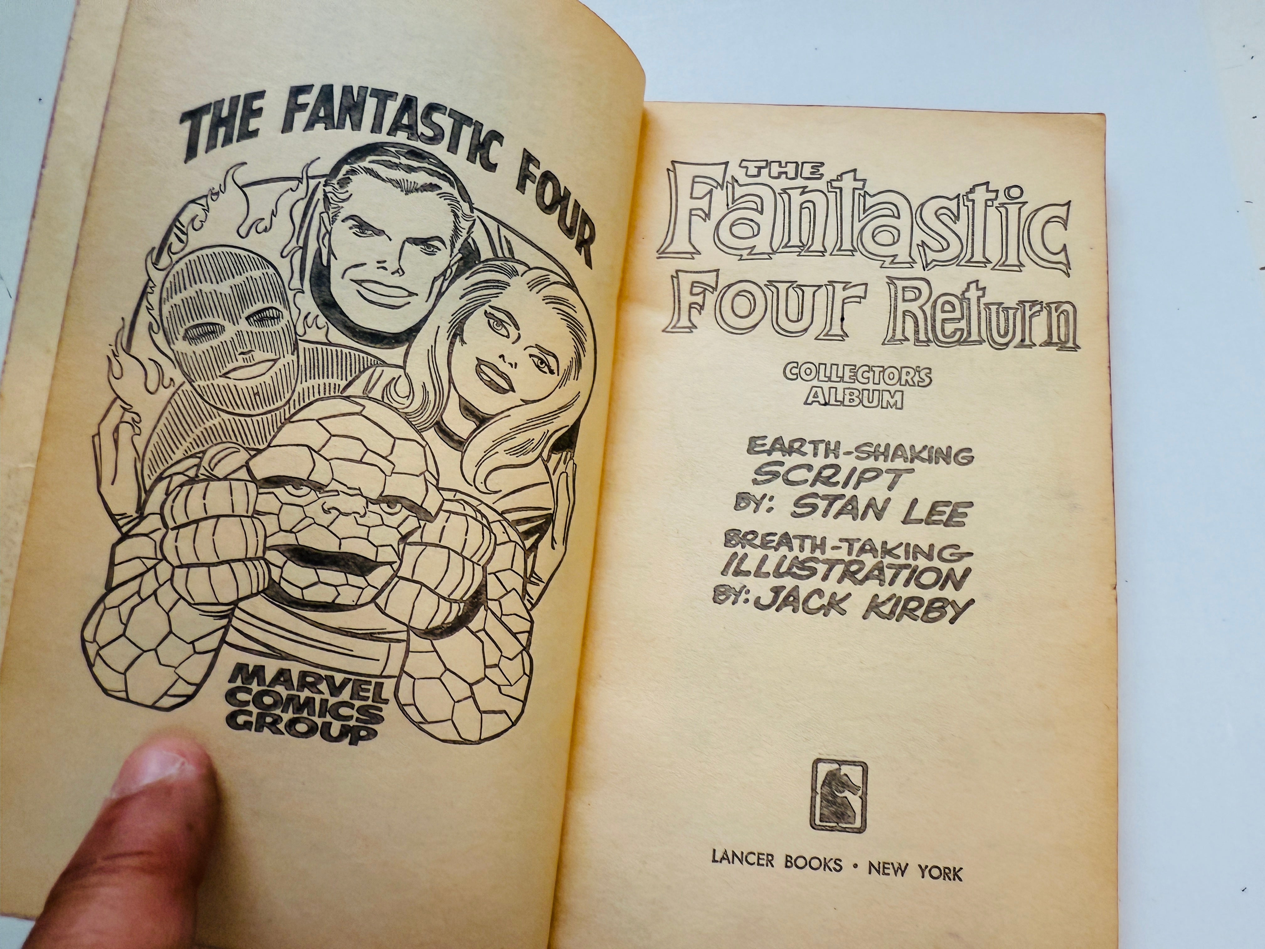 Fantastic Four vintage comic pocketbook 1967.