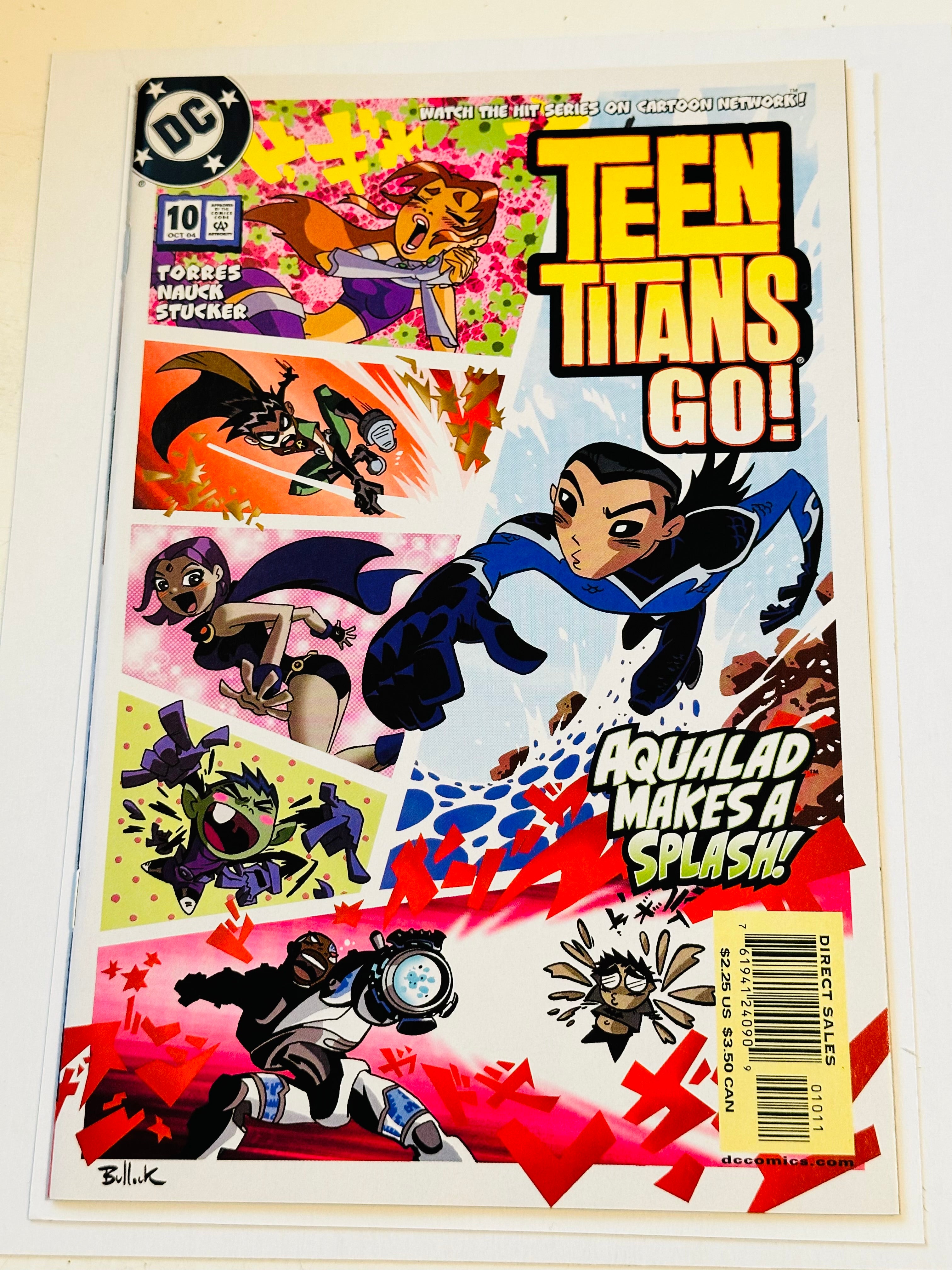 Teen Titans Go ￼ hi Grade condition, issue, 10