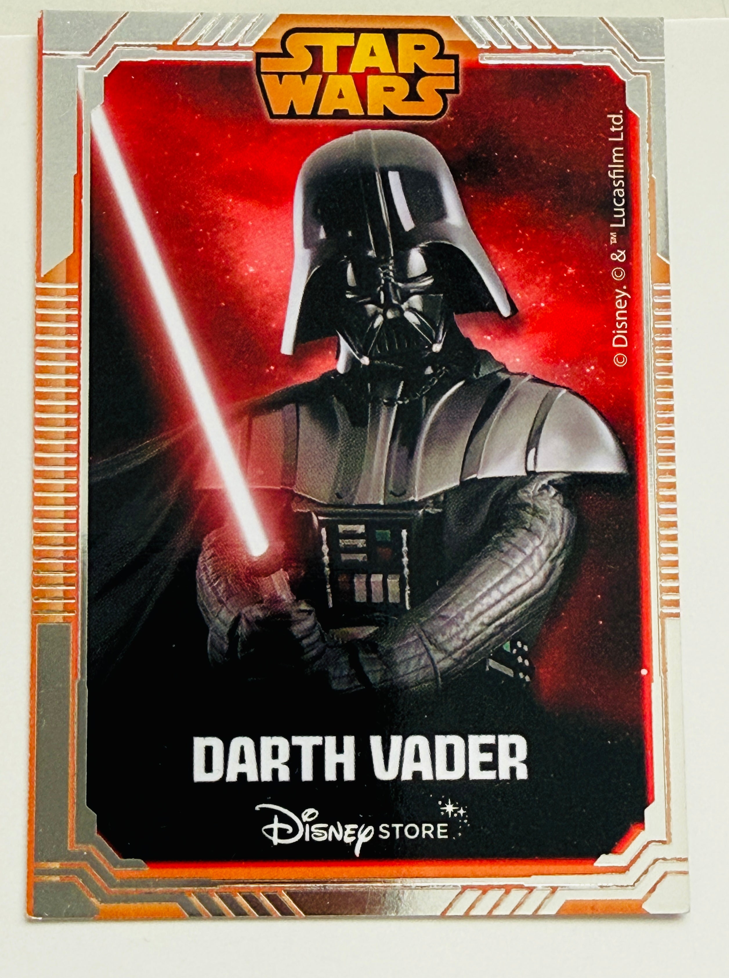 Star Wars Disney stores UK only issued cards set 2014