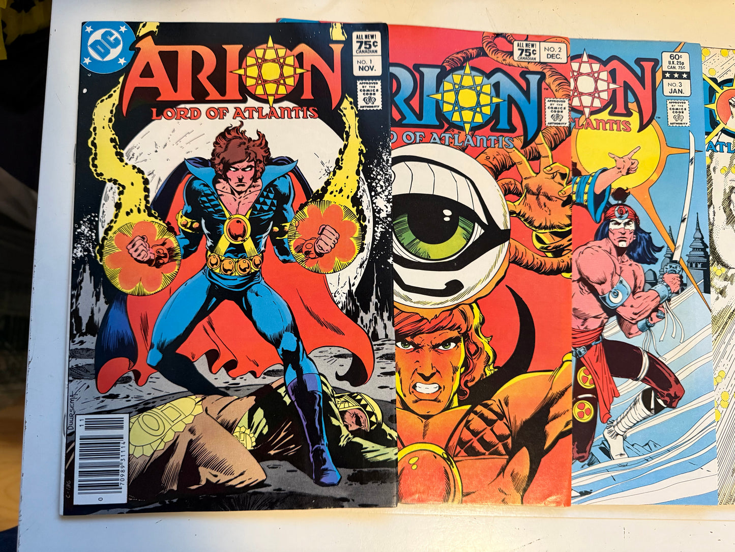 Arion comics #1-5 issues lot deal 1982