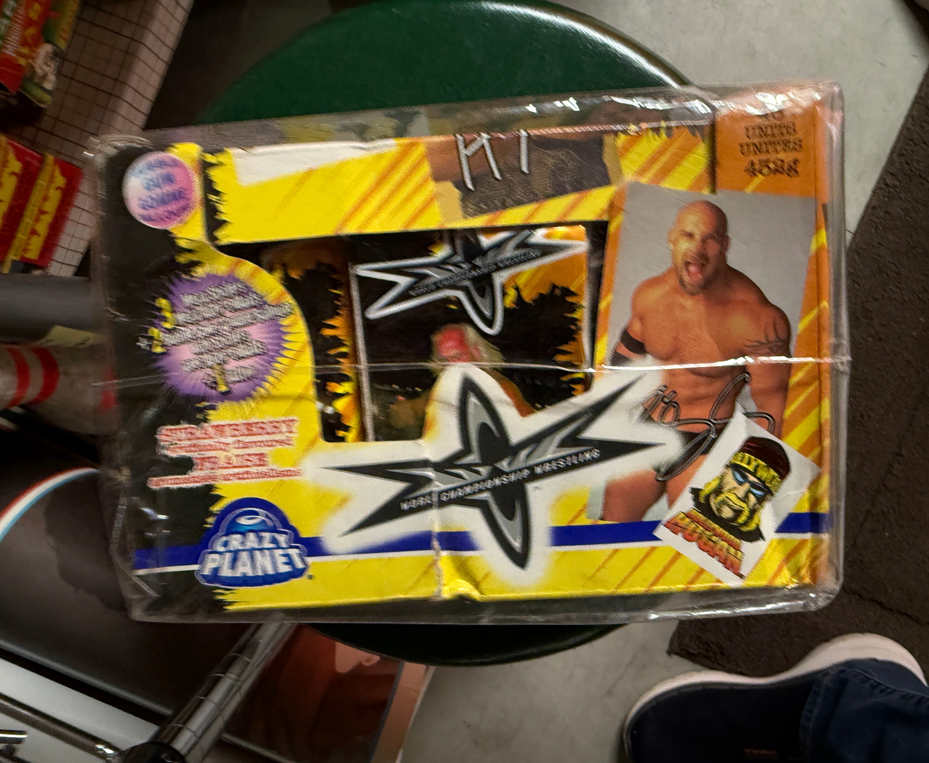 Wrestling Crazy planet 48 packs wrestling stickers box 1999