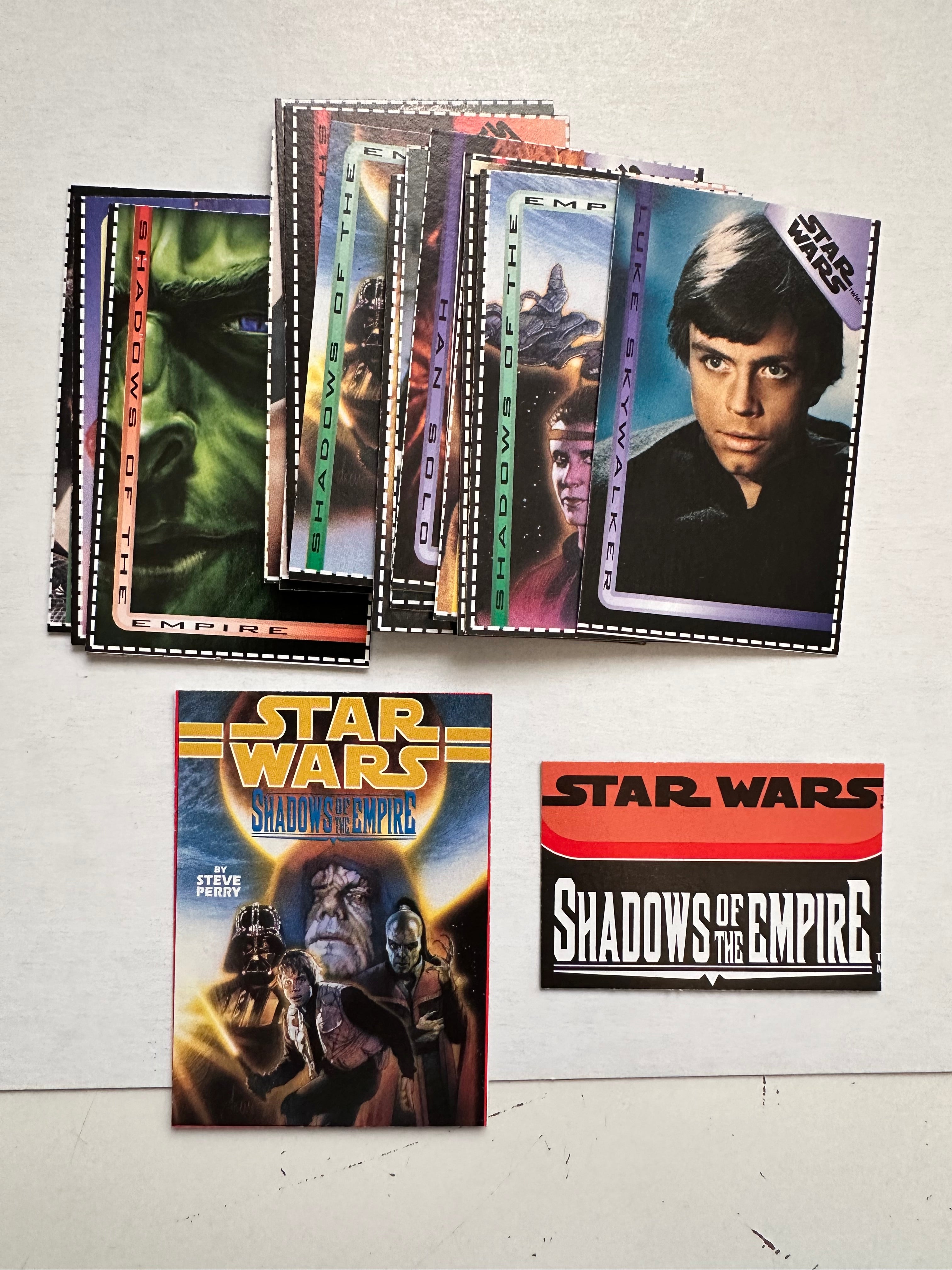 Star Wars Shadows of the Empire rare complete Kelloggs cereal limited issued cards set 1996