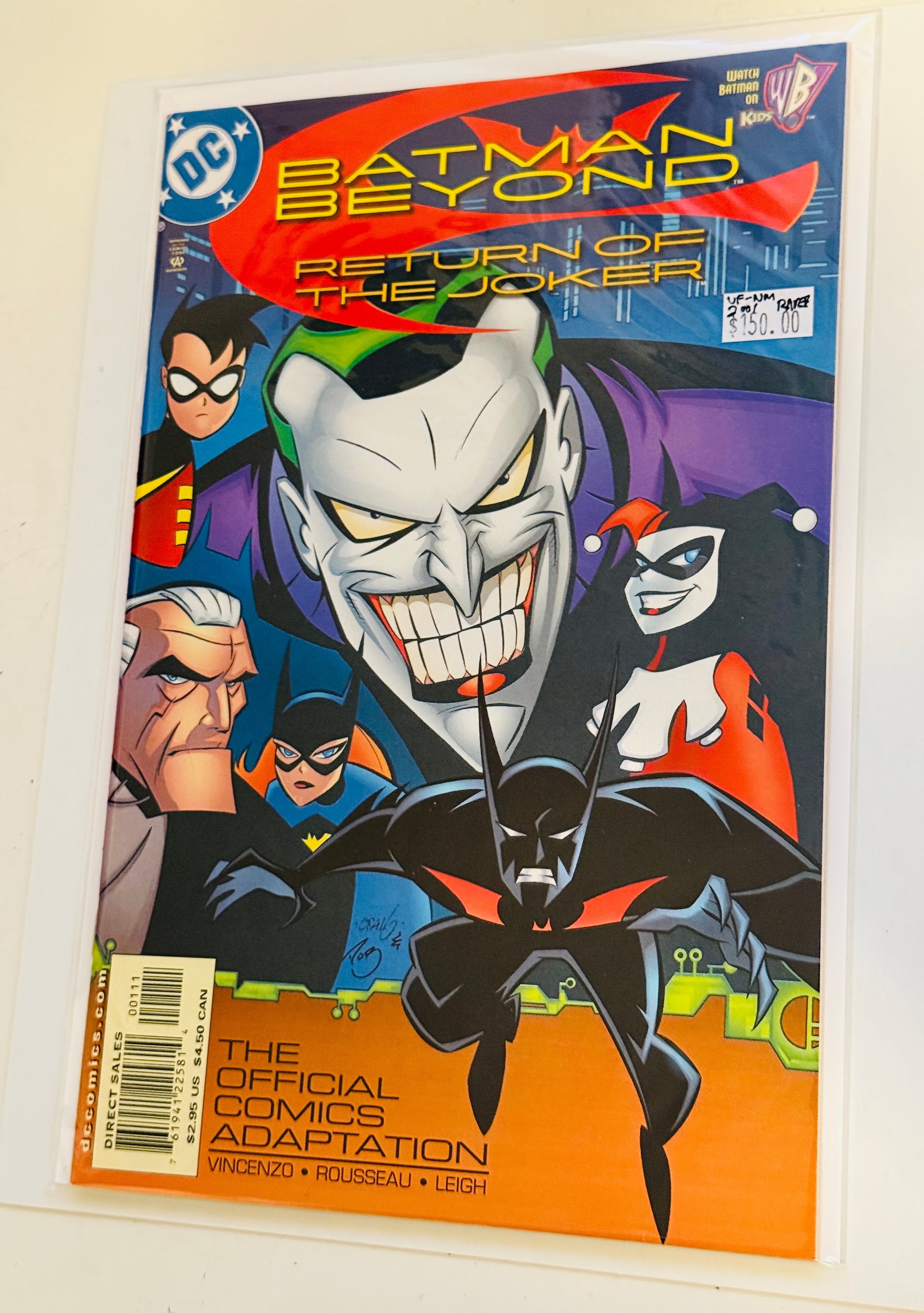 Batman beyond return of the Joker official comic book adaption comic 2001