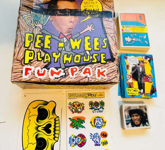 Pee Wees Playhouse cards master set with all inserts sets and cards set with Display box 1988