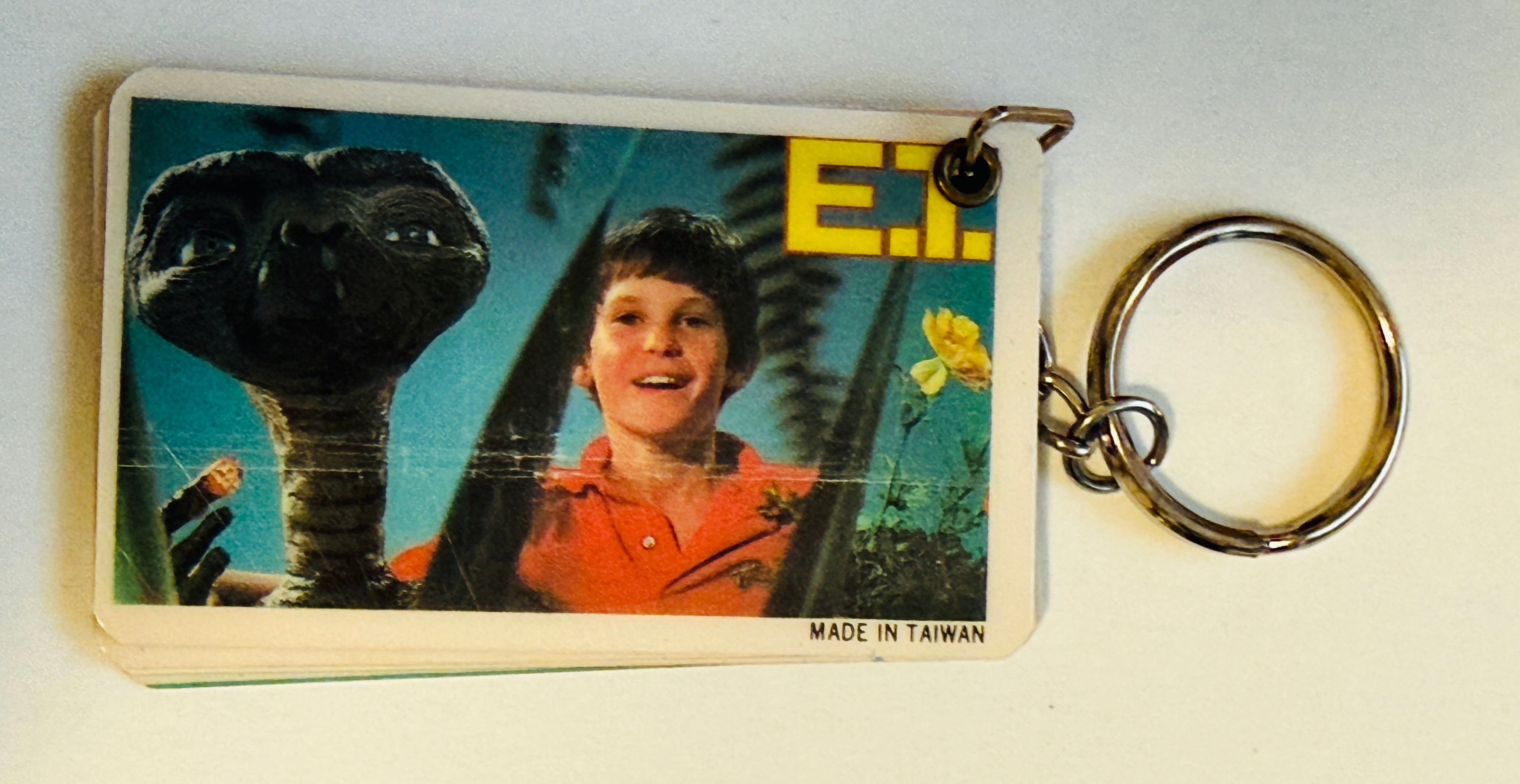 ET movie vintage photo cards keychain 1982