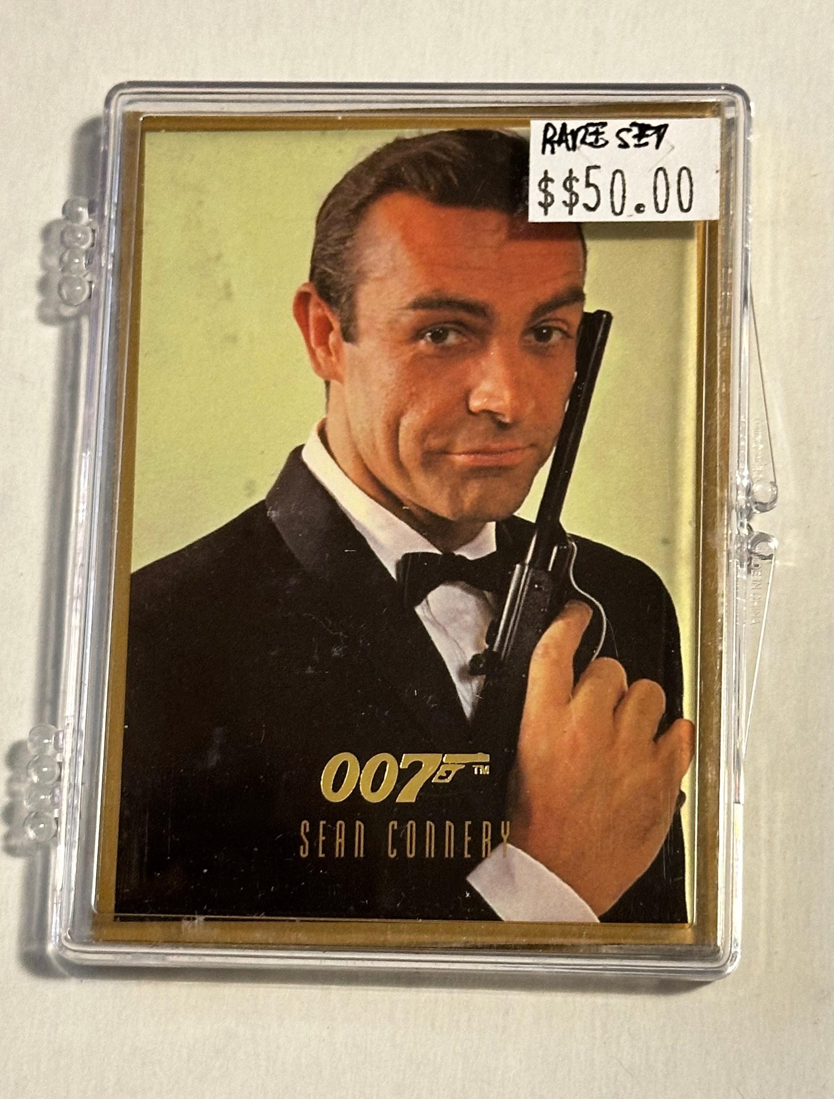 James Bond movies rare 4 promo cards set 1990s