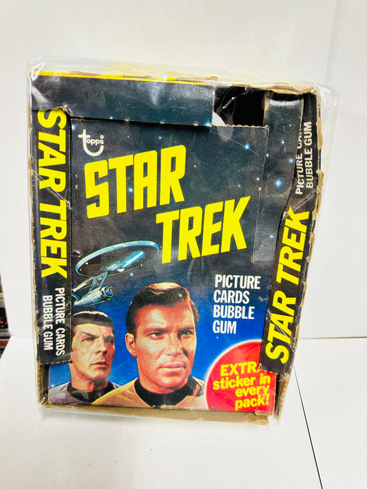 Star Trek TV series rare empty display Box, 1976