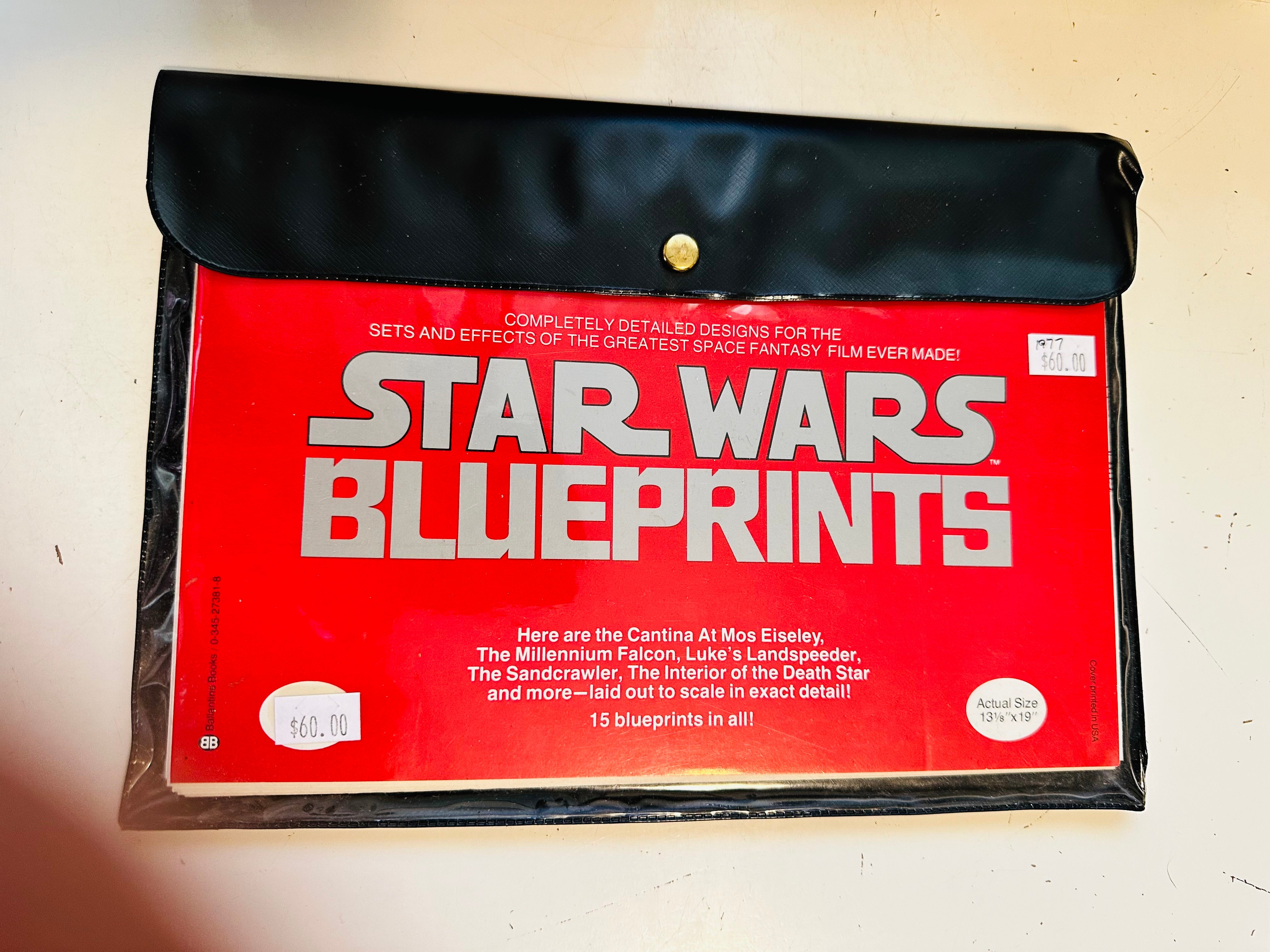 Star Wars movie blueprints 1977