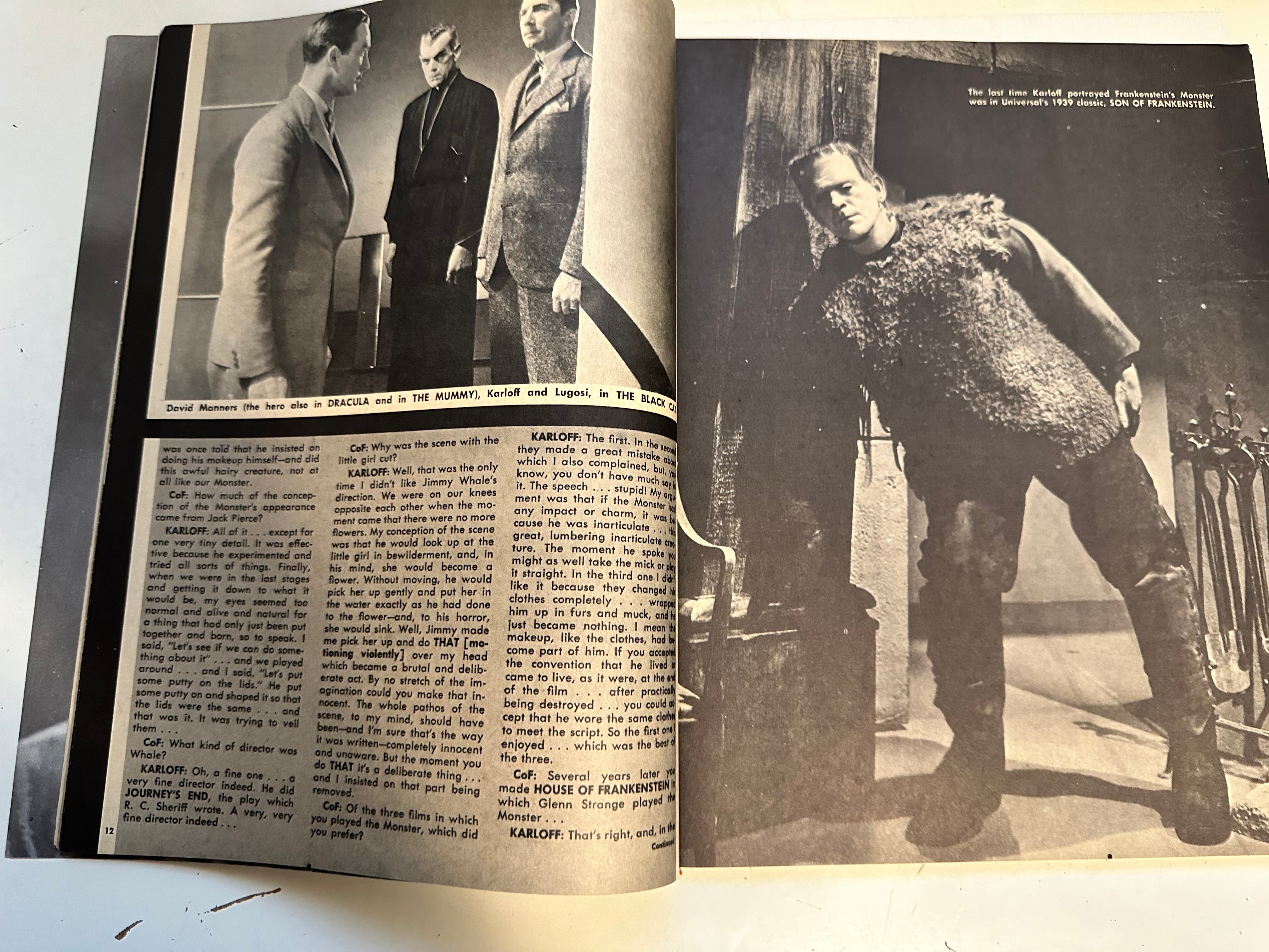 Castle of Frankenstein movie/TV magazine Batman issue 1966