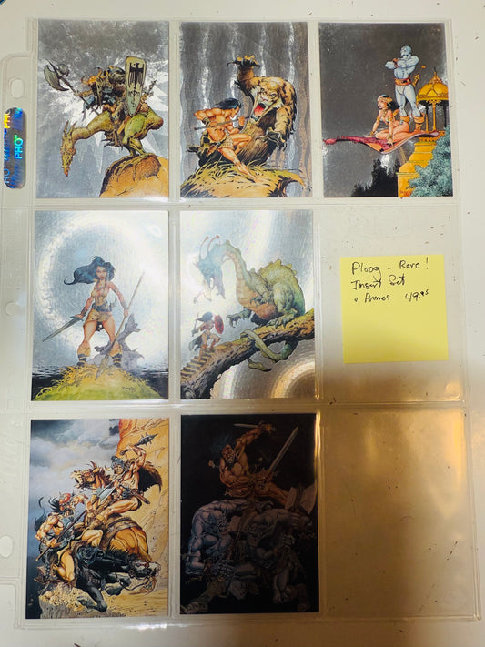 Ploog comic artist foil insert cards set plus promo lot deal