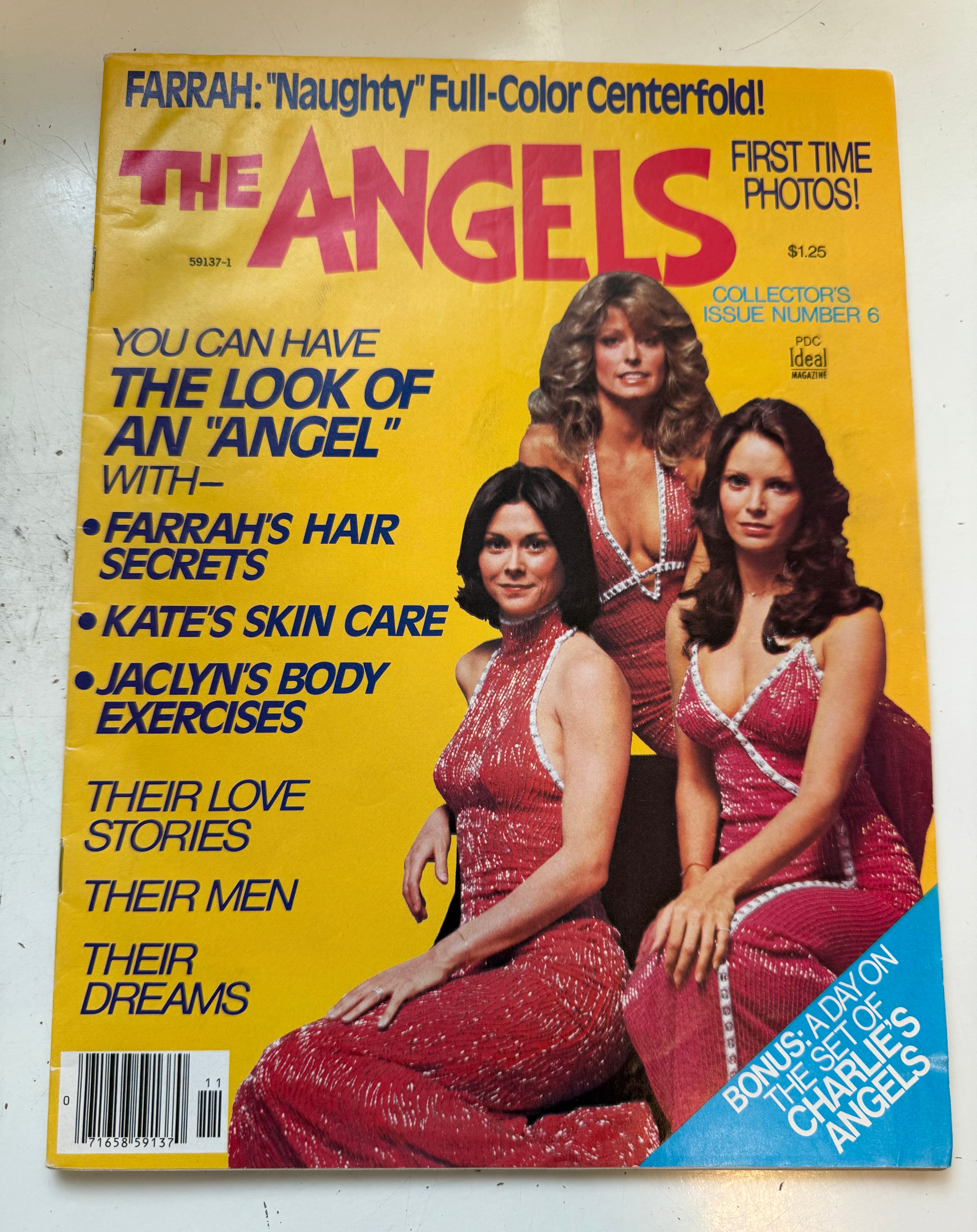 The Charlie’s Angels Magazine with Farrah poster 1977