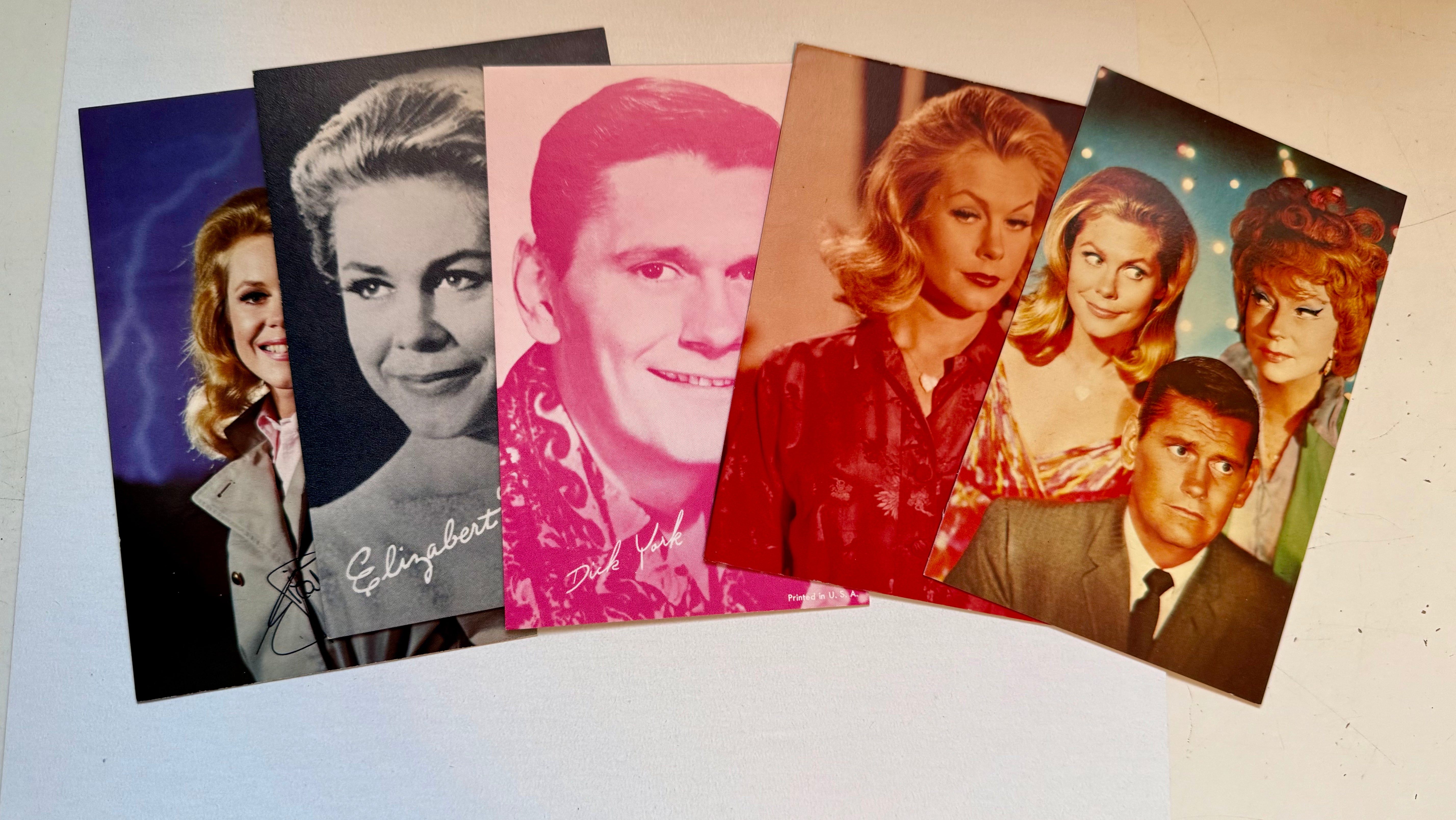 Bewitched TV show five Press photos lot deal 1960s-70s
