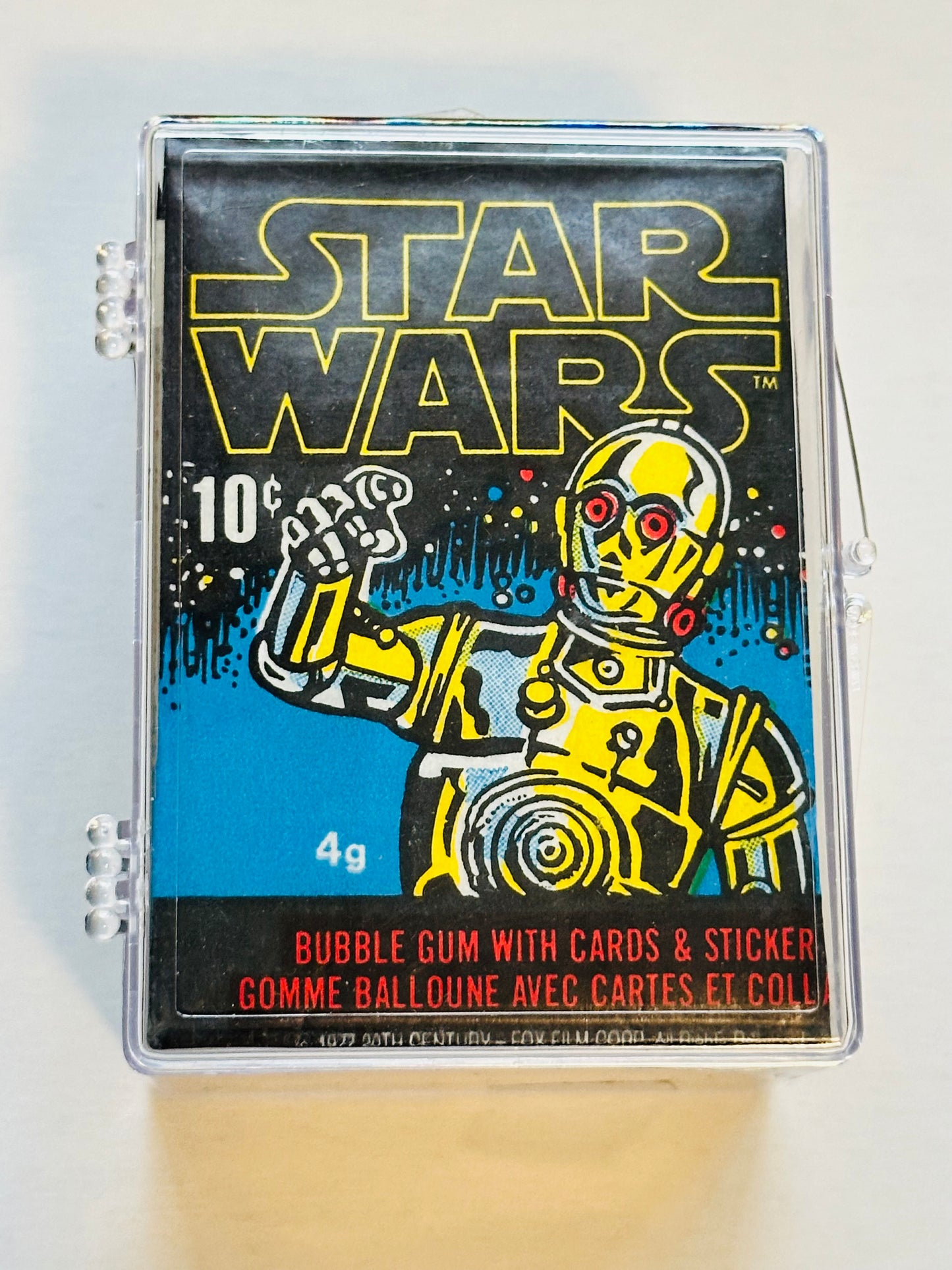 Star Wars series 1 Opc Canadian version cards and stickers set with Opc wrapper 1977