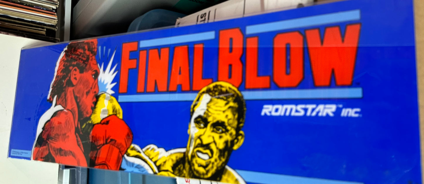 Boxing acrylic video game sign