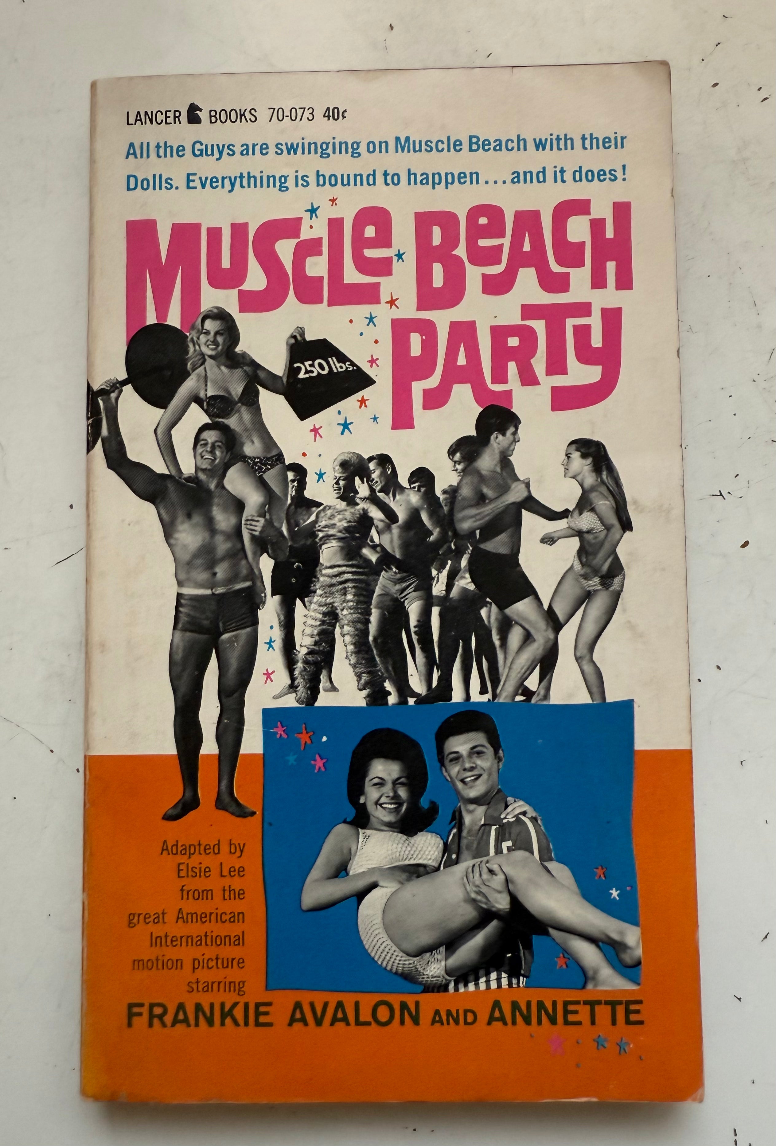 Muscle Beach party vintage pocketbook 1960s