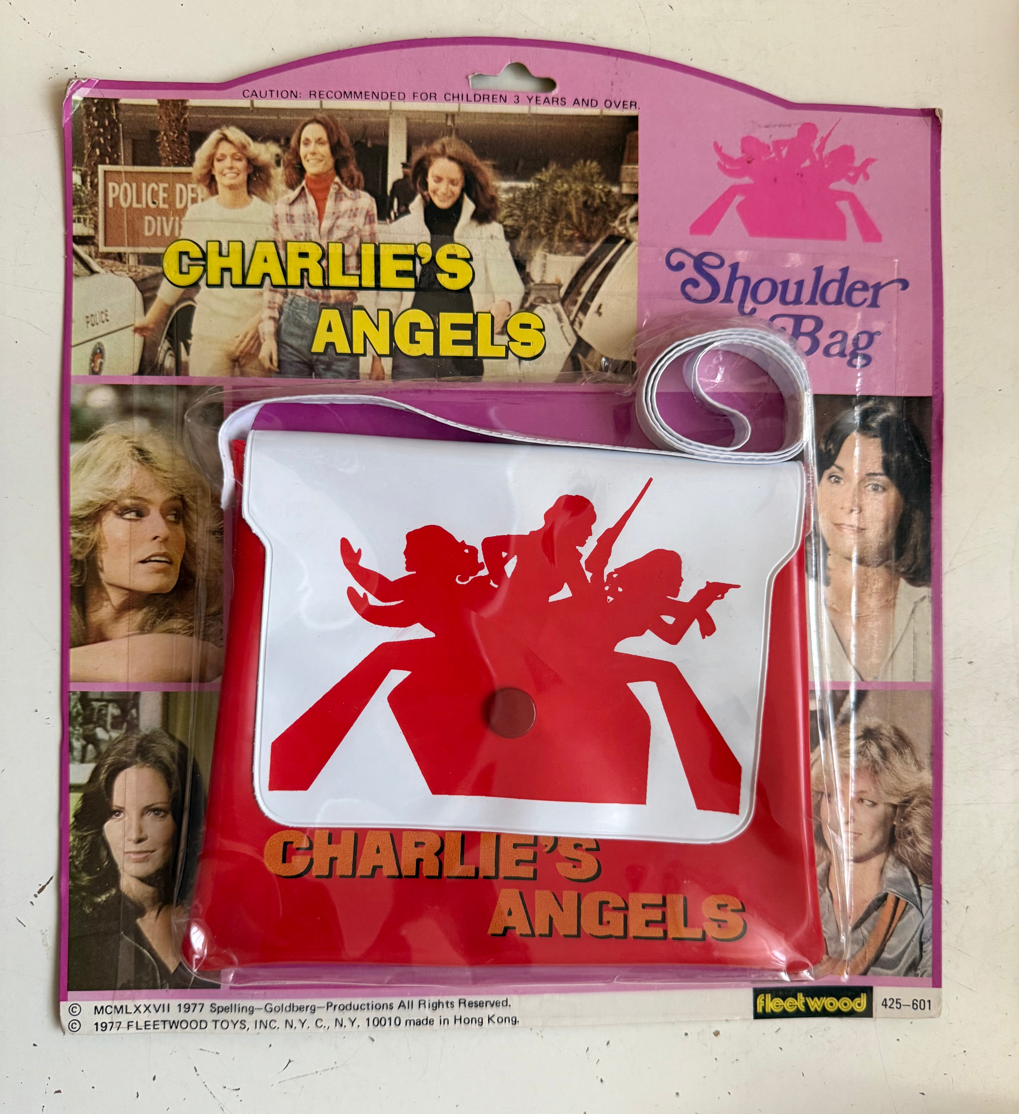 Charlie’s Angels small shoulder bag original purse in package 1977
