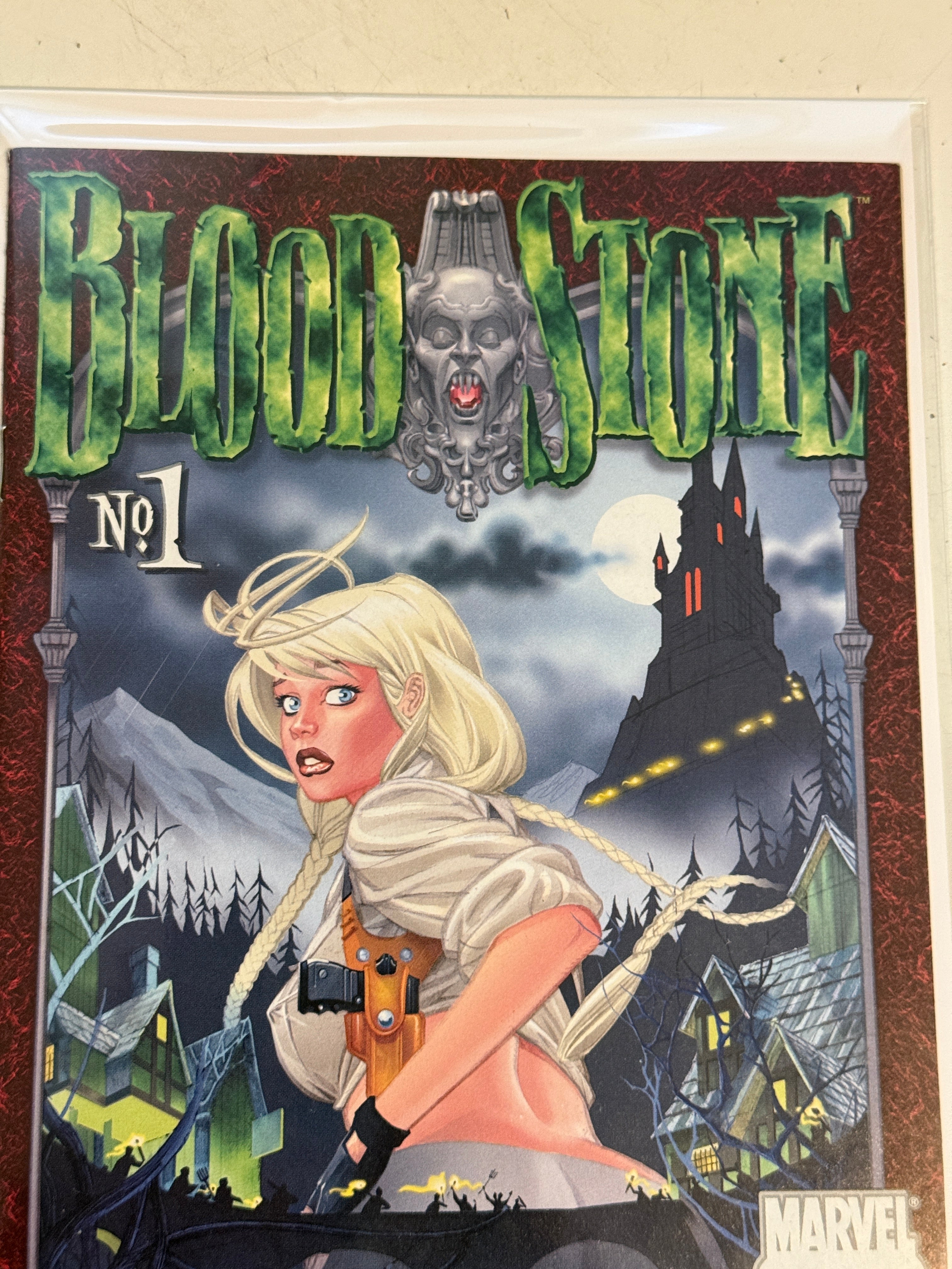 Blood Stone #1 high grade vintage rare comic book 2001