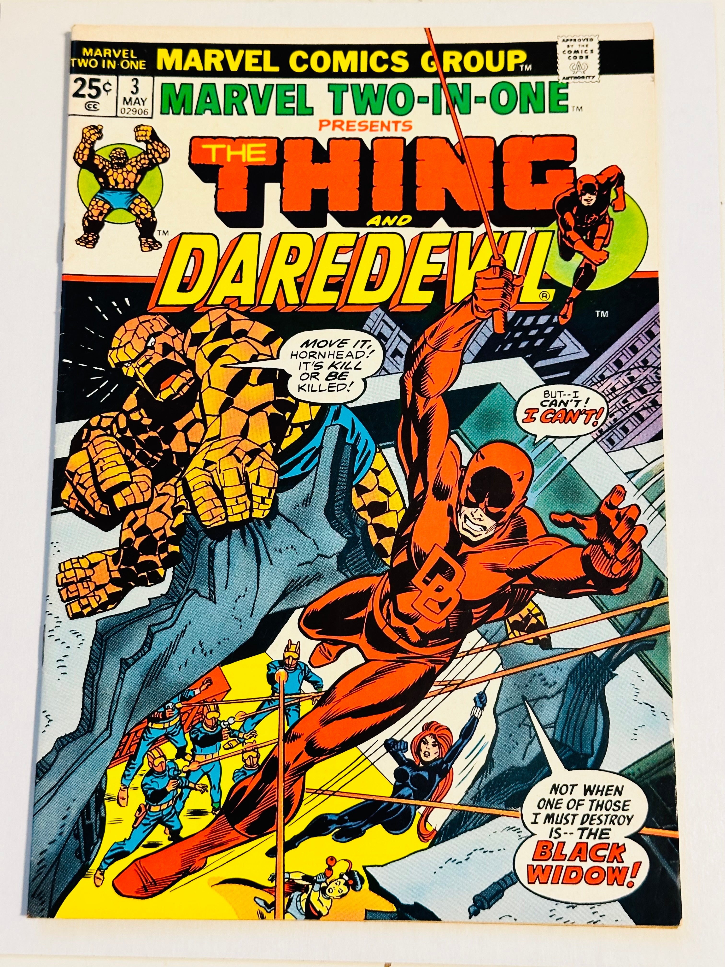Marvel Two in One #3 high grade comic 1973