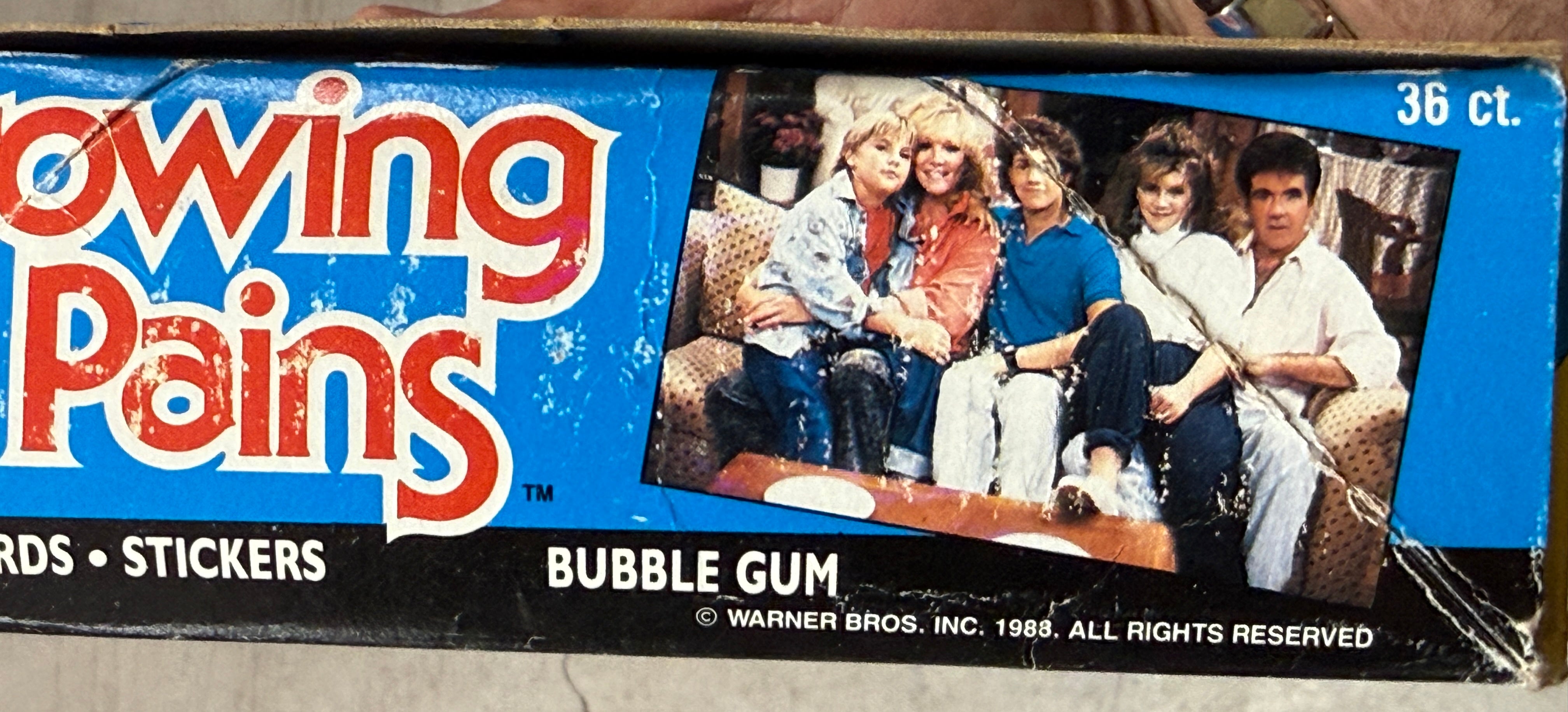 Growing pains, TV show photo Cards 36 sealed packs box 1988