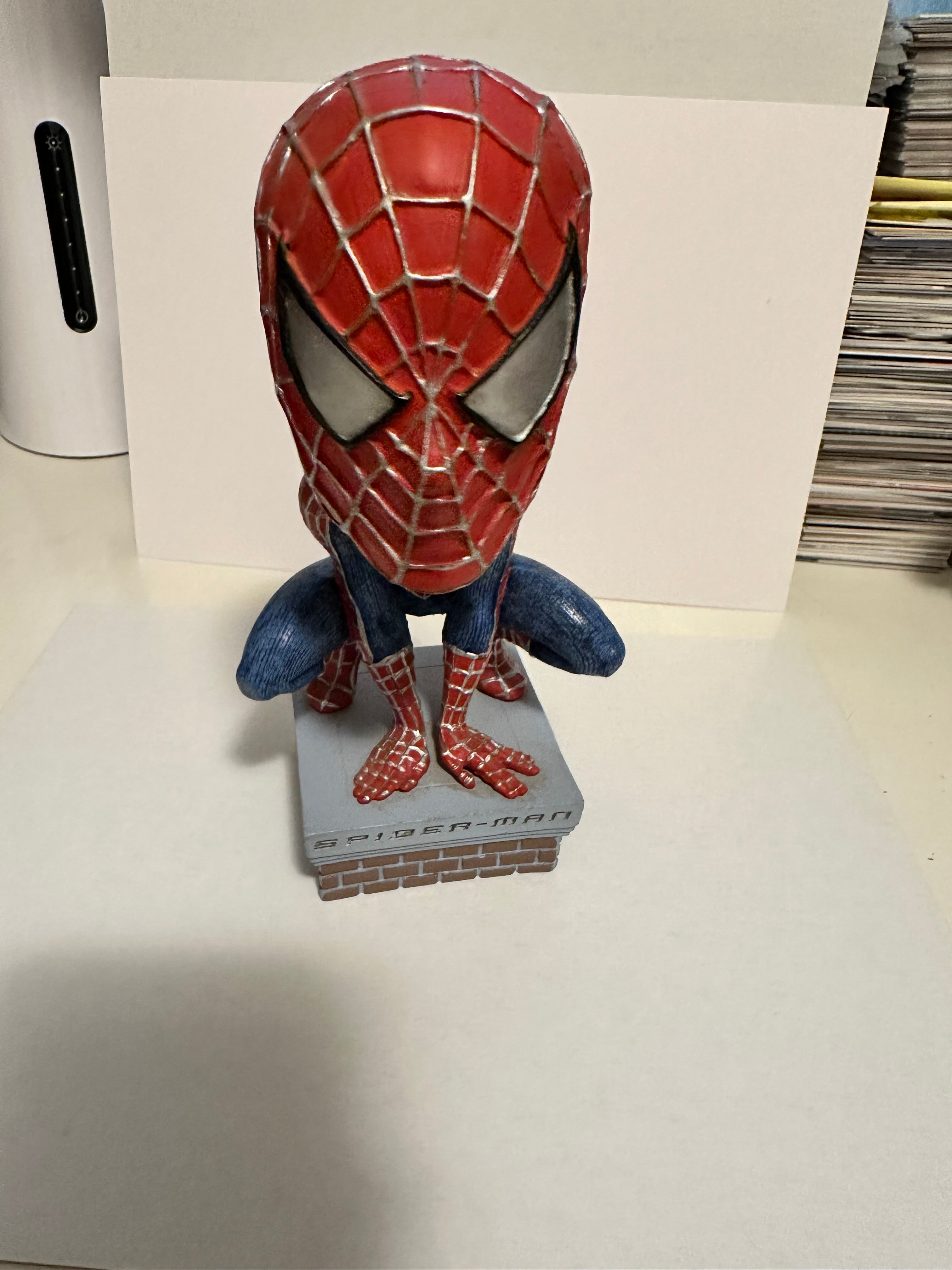 Spider-Man rare vintage sitting bobble head figure