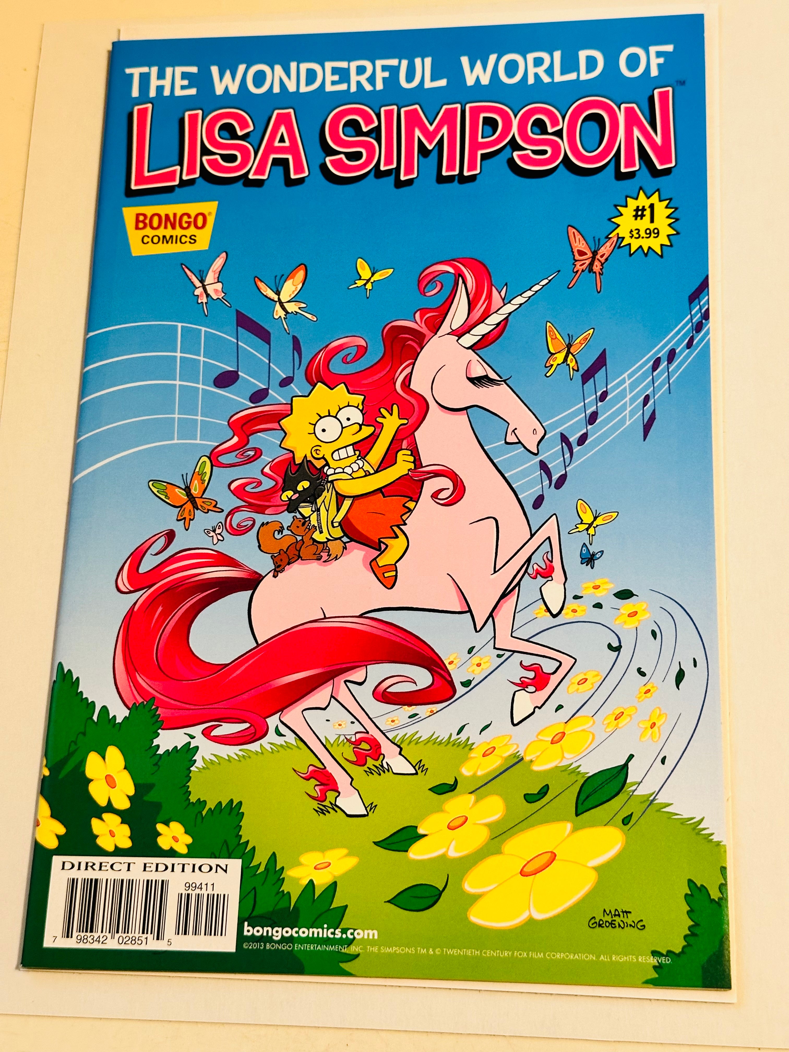 Lisa Simpson #1 vf condition comic book