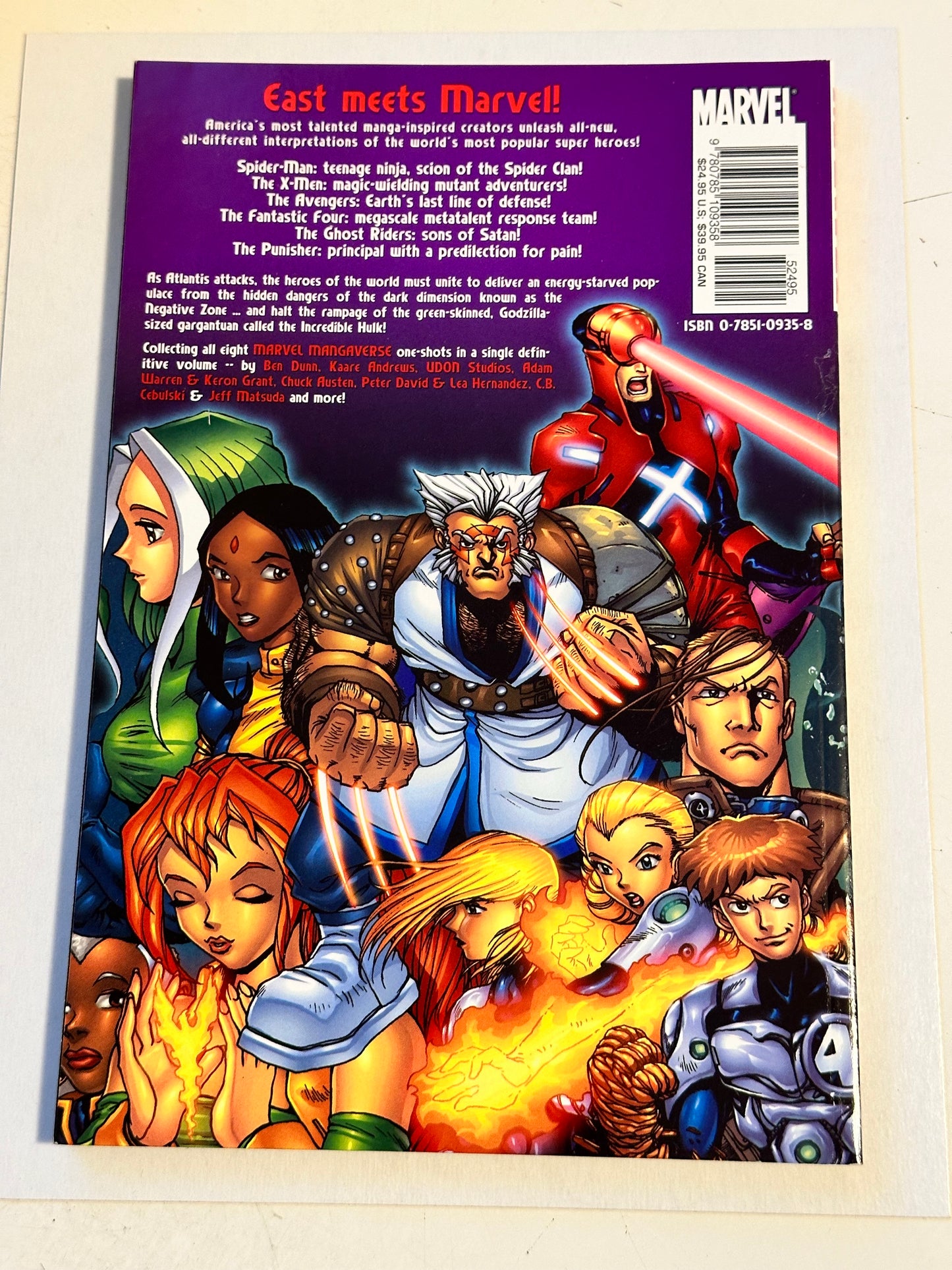 Marvel Mangaverse Vf or better condition comic graphic novel