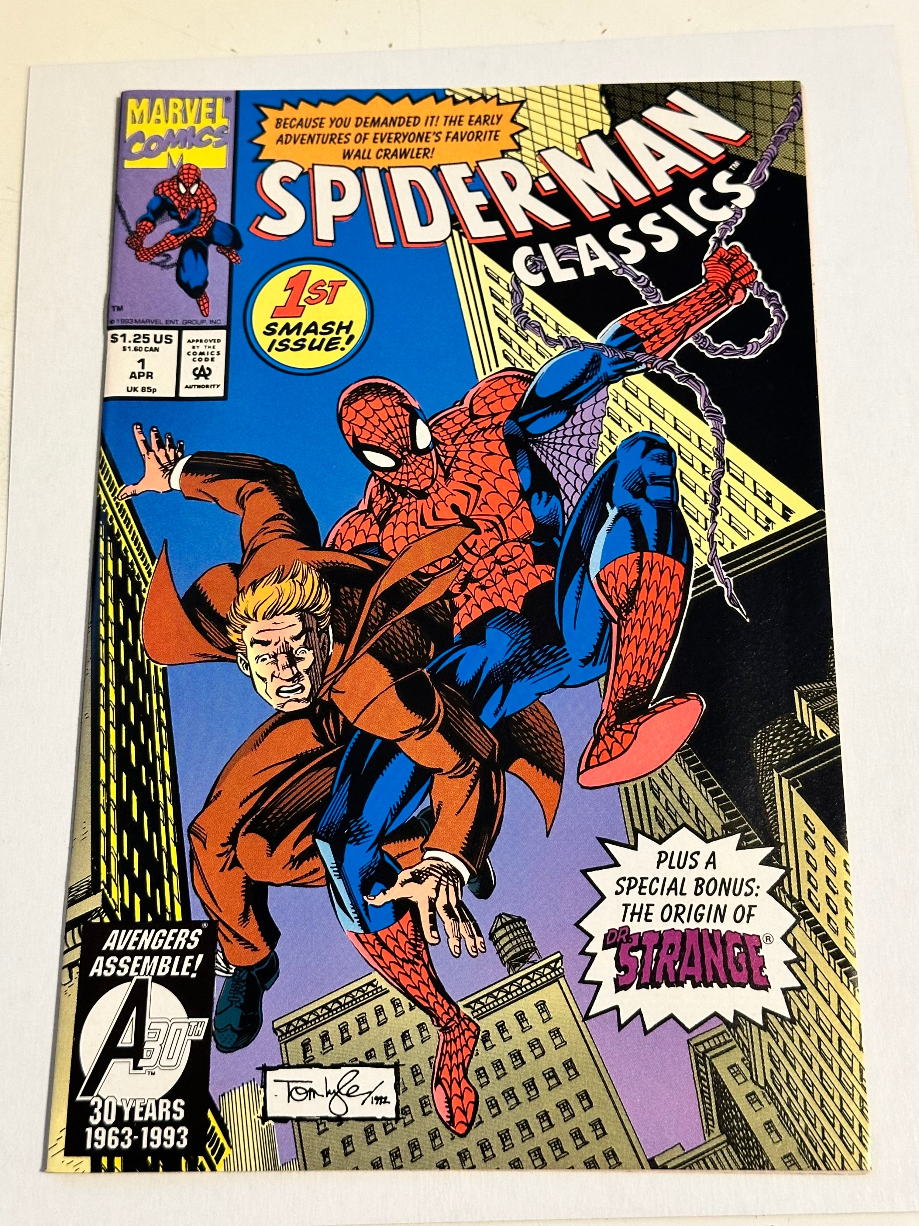 Spider-Man Classics, first issue, high-grade condition, marvel comic